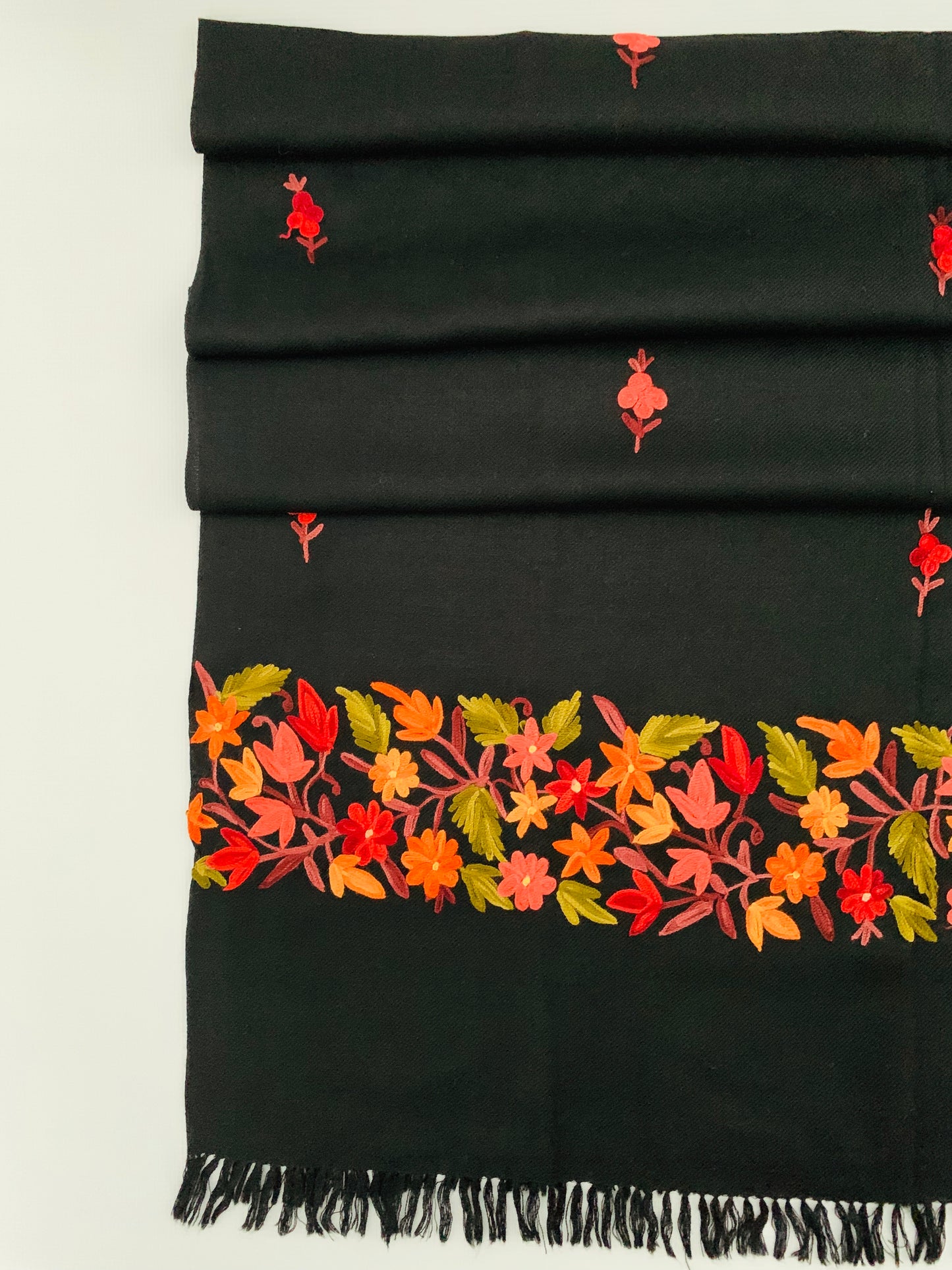 Handmade Personalised Initials Embroidery Scarf - Konmay London