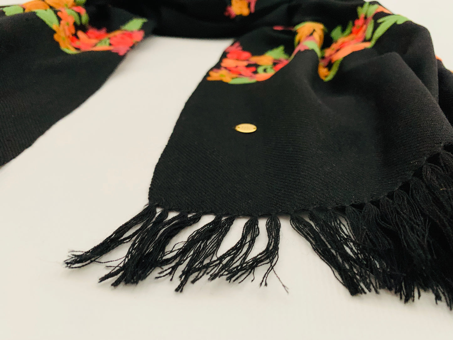 Handmade Personalised Initials Embroidery Scarf - Konmay London