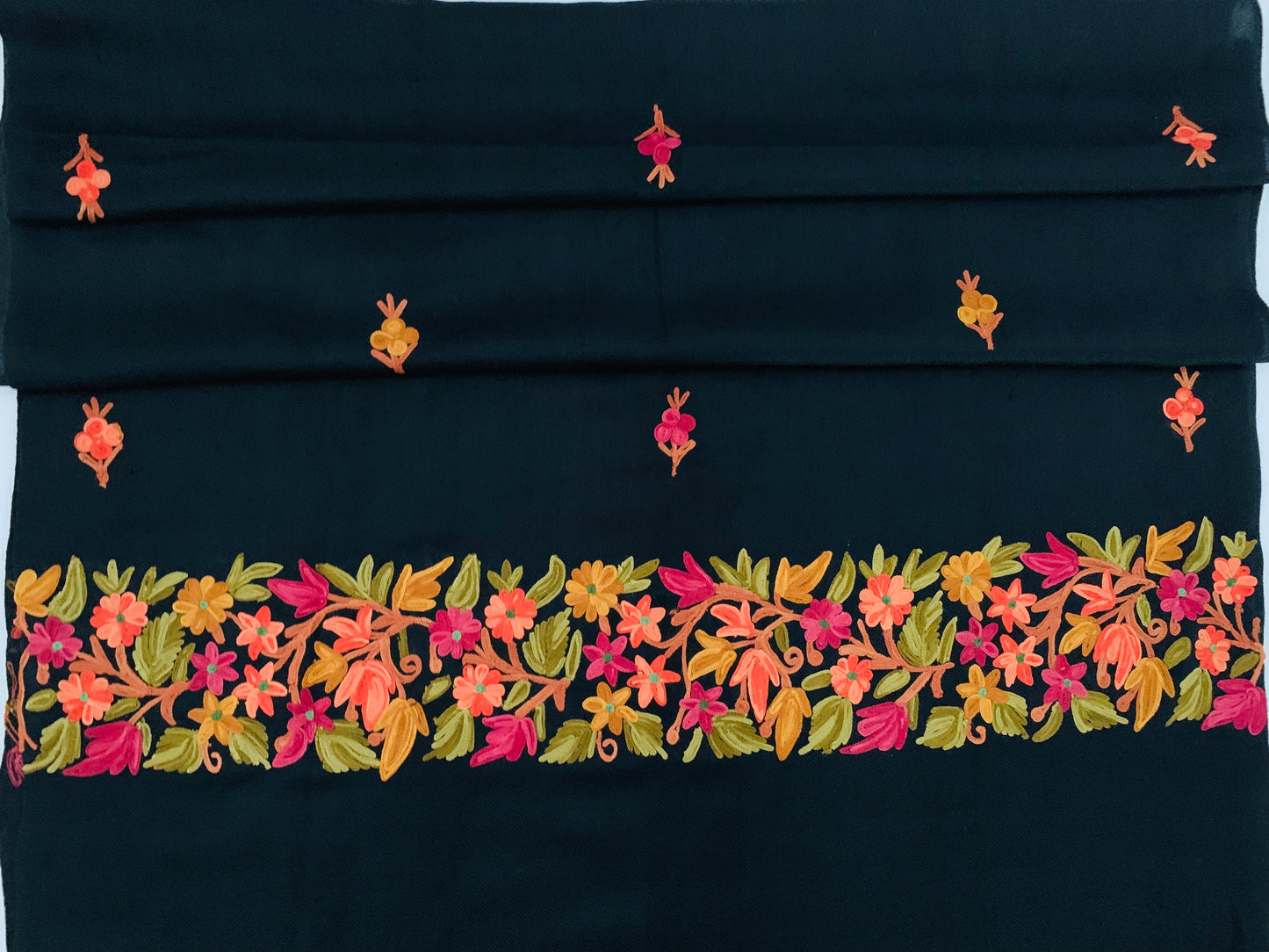 Handmade Personalised Initials Embroidery Scarf - Konmay London