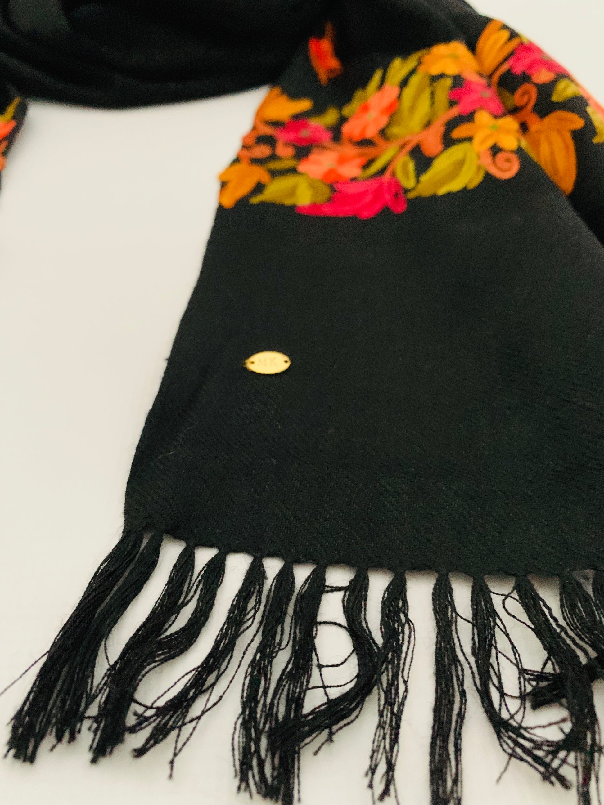 Handmade Personalised Initials Embroidery Scarf - Konmay London