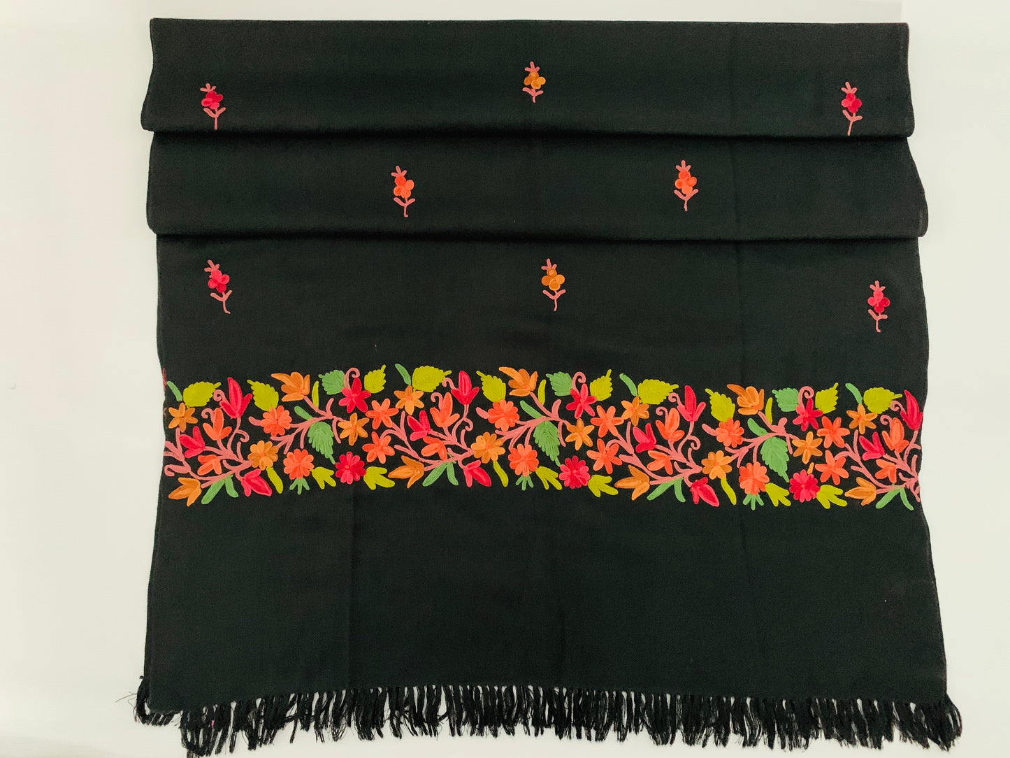 Handmade Personalised Initials Embroidery Scarf - Konmay London