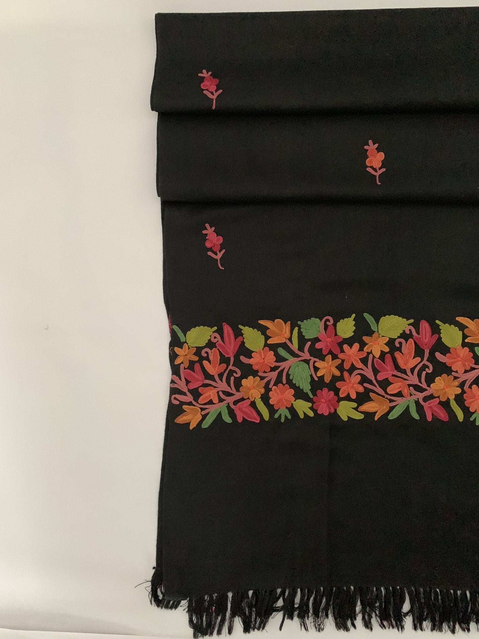 Handmade Personalised Initials Embroidery Scarf - Konmay London