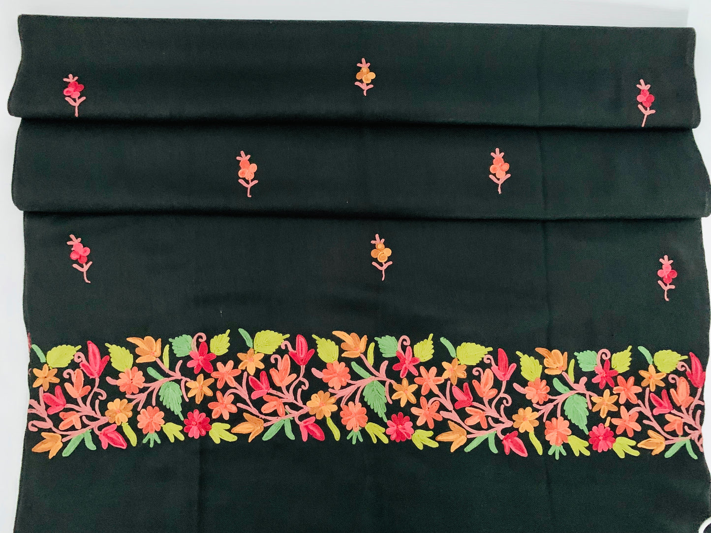 Handmade Personalised Initials Embroidery Scarf - Konmay London