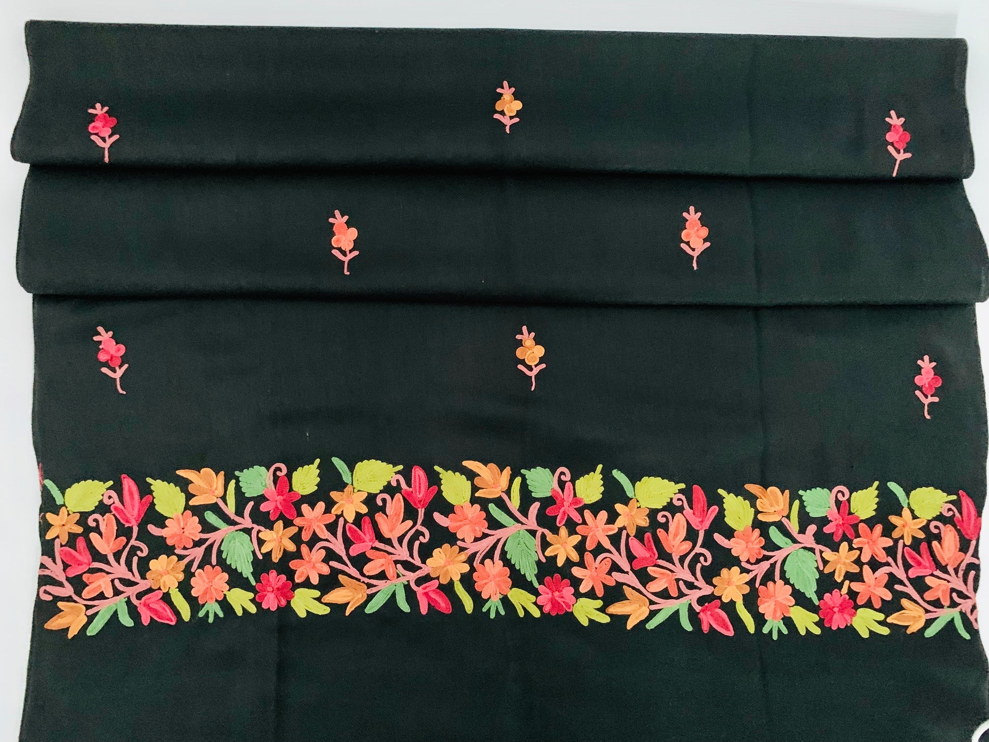 Handmade Personalised Initials Embroidery Scarf - Konmay London