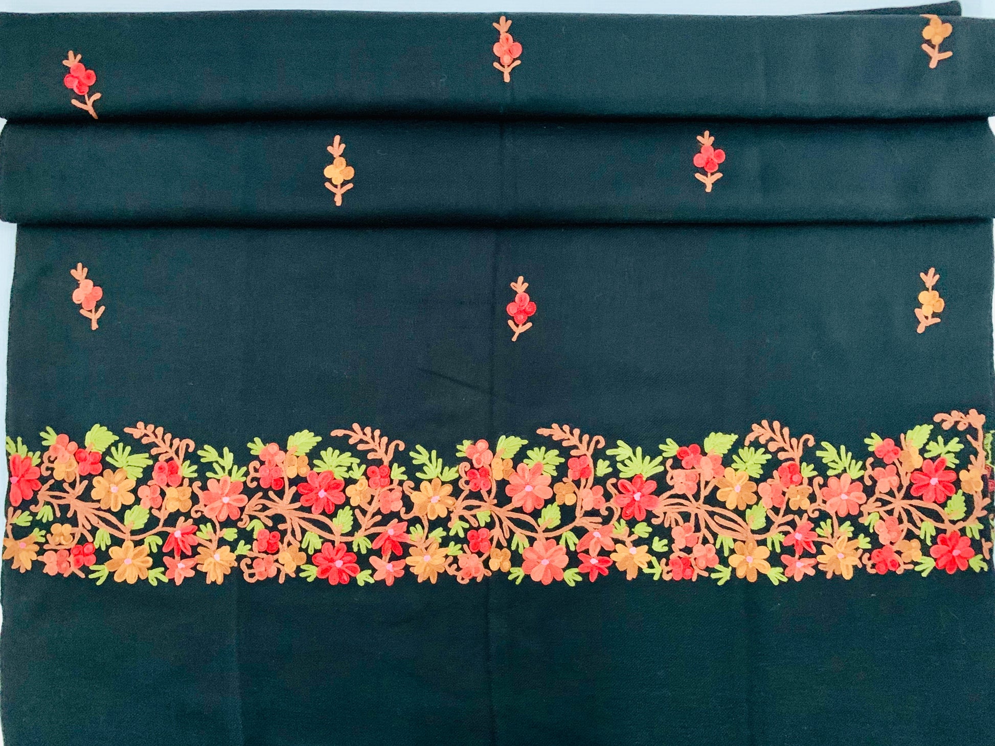 Handmade Personalised Initials Embroidery Scarf - Konmay London