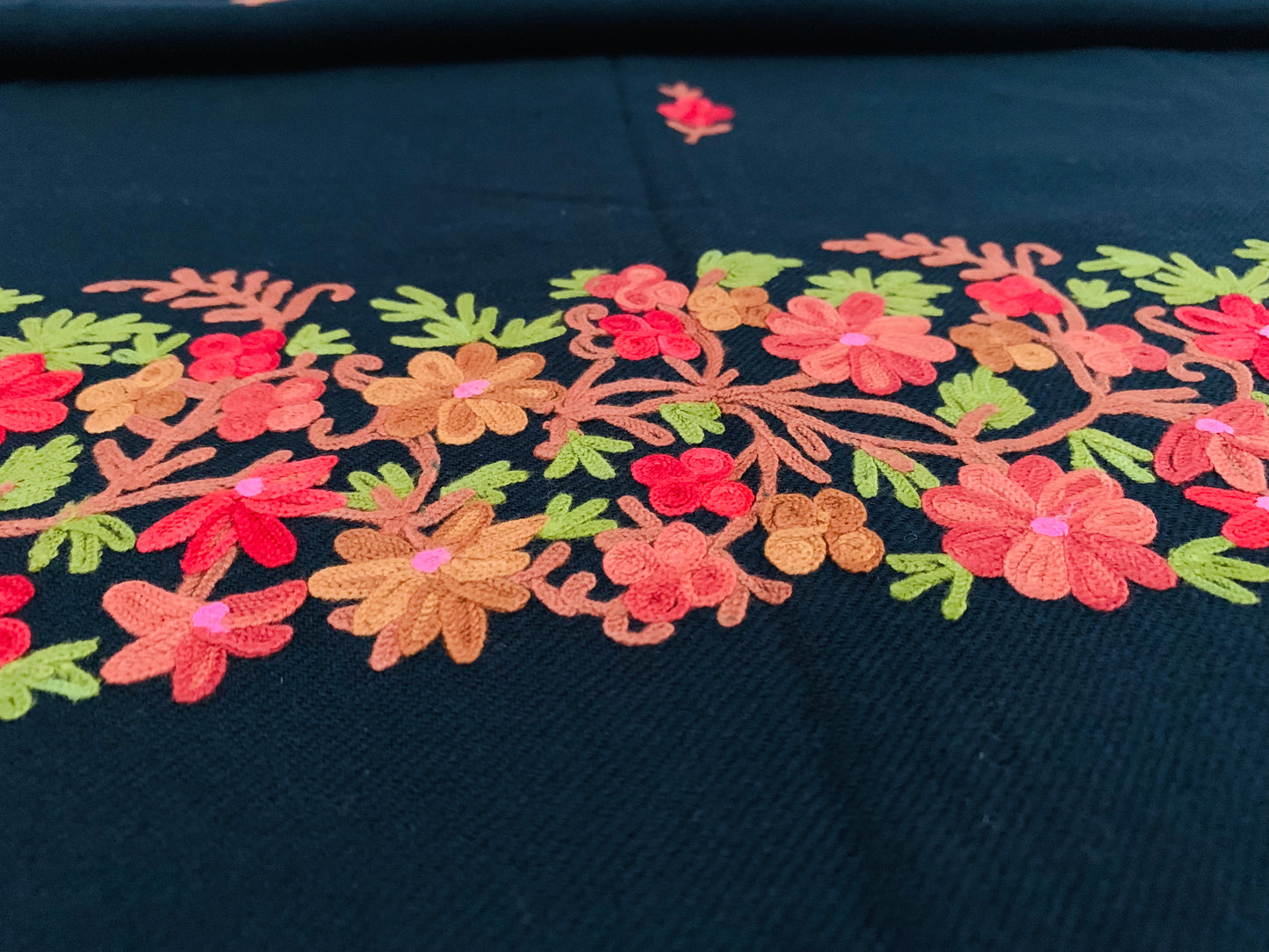 Handmade Personalised Initials Embroidery Scarf - Konmay London