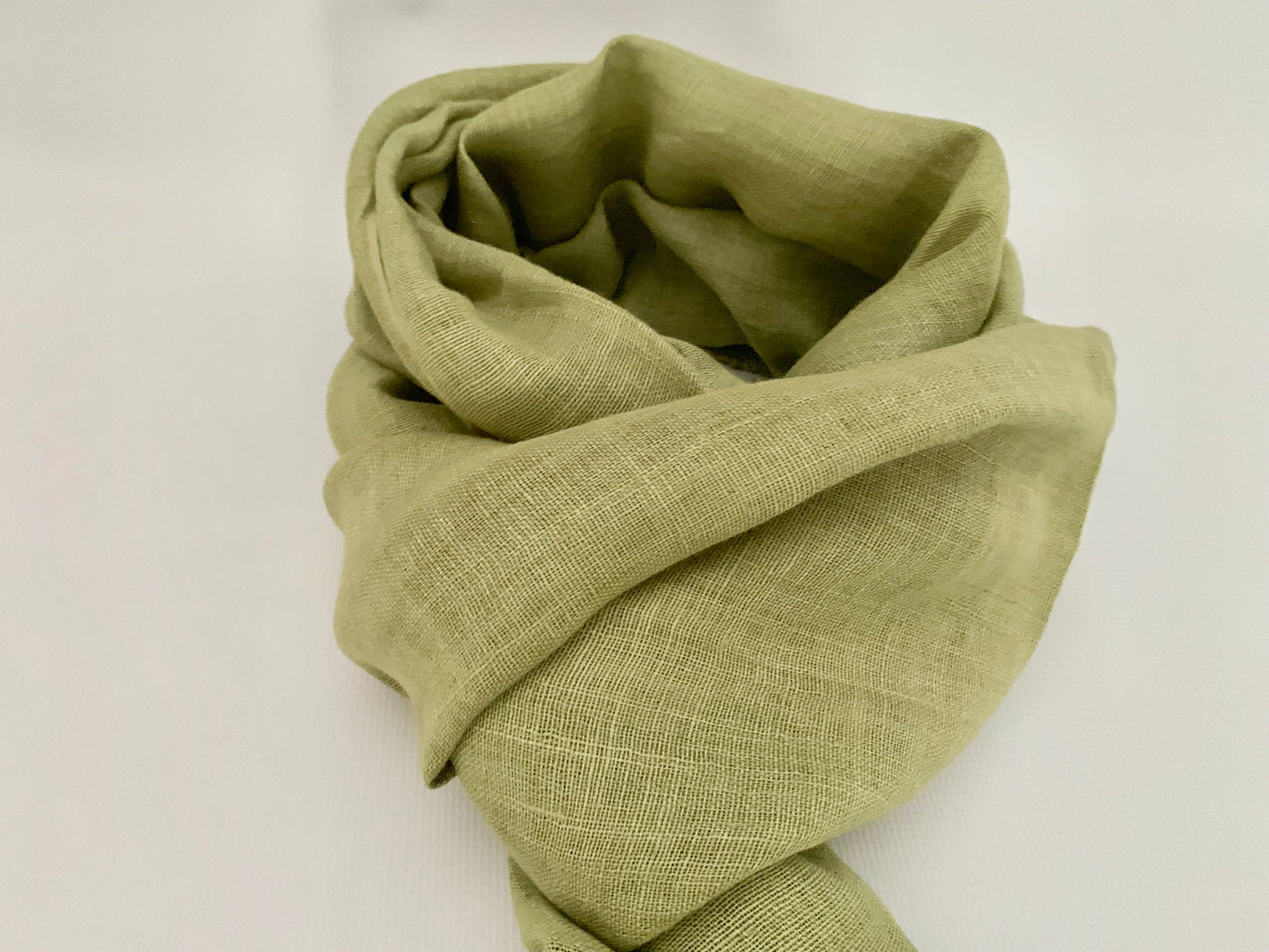 Handmade Personalised Initials Hemp Fibre Scarf - Konmay London