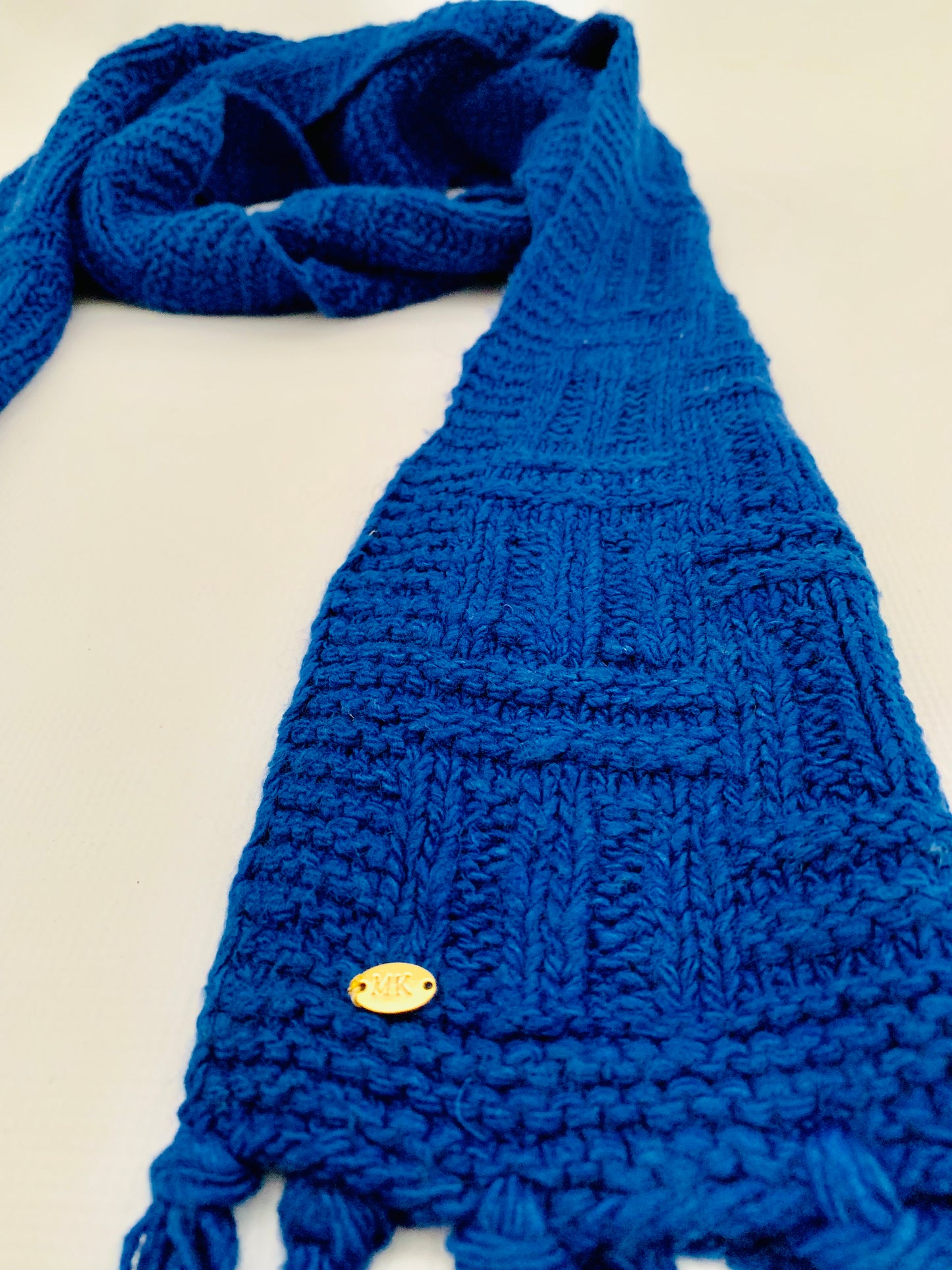 Handmade Personalised Initials Banana Fibre Scarf - Konmay London