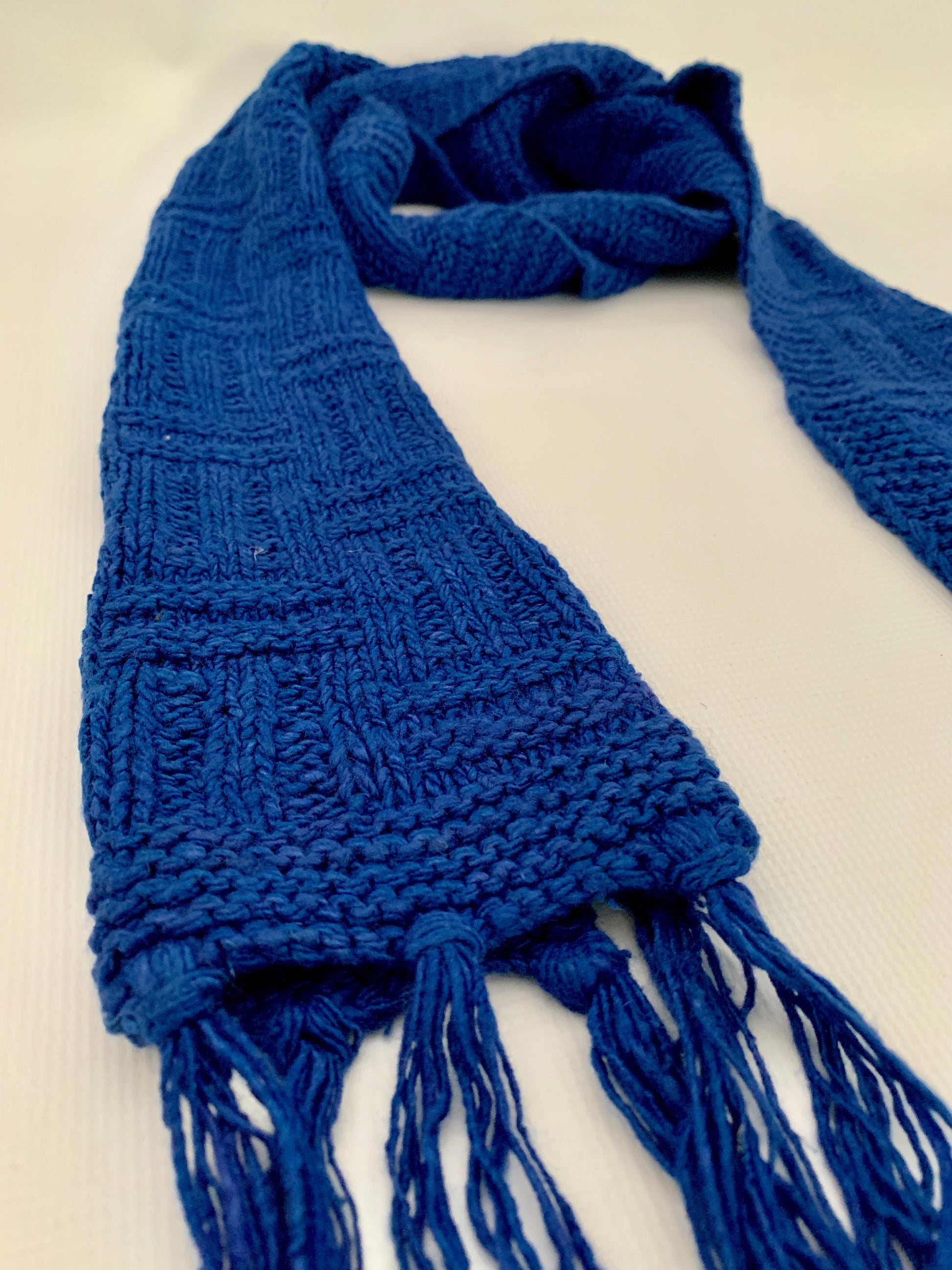 Handmade Personalised Initials Banana Fibre Scarf - Konmay London