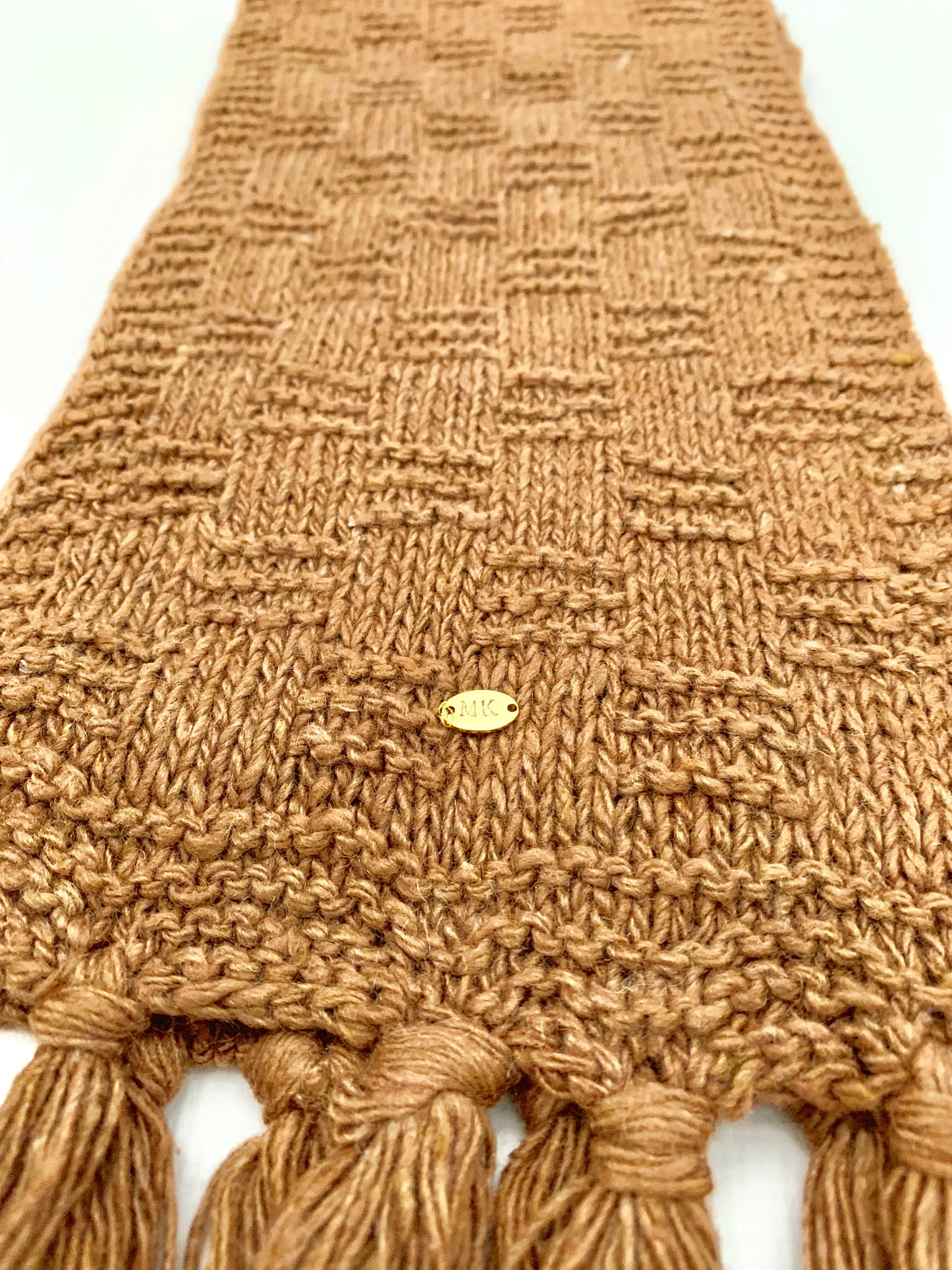 Handmade Personalised Initials Banana Fibre Scarf - Konmay London