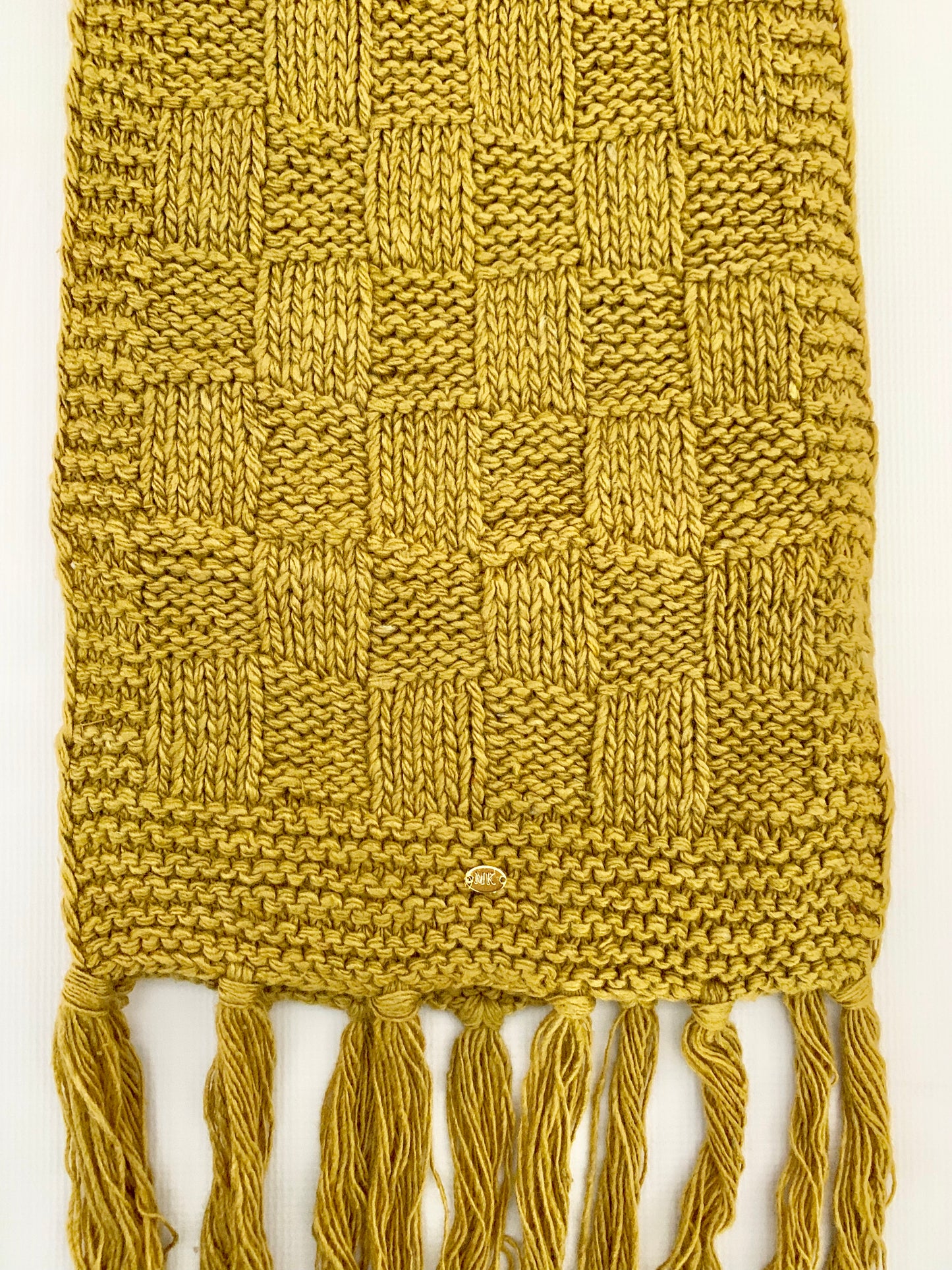 Handmade Personalised Initials Banana Fibre Scarf - Konmay London