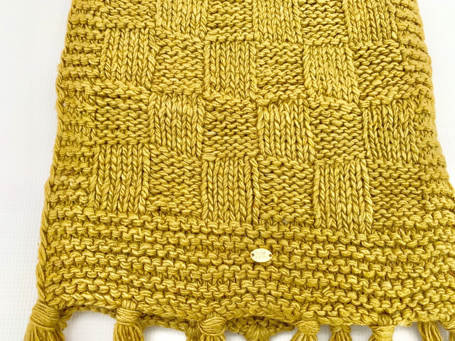 Handmade Personalised Initials Banana Fibre Scarf - Konmay London