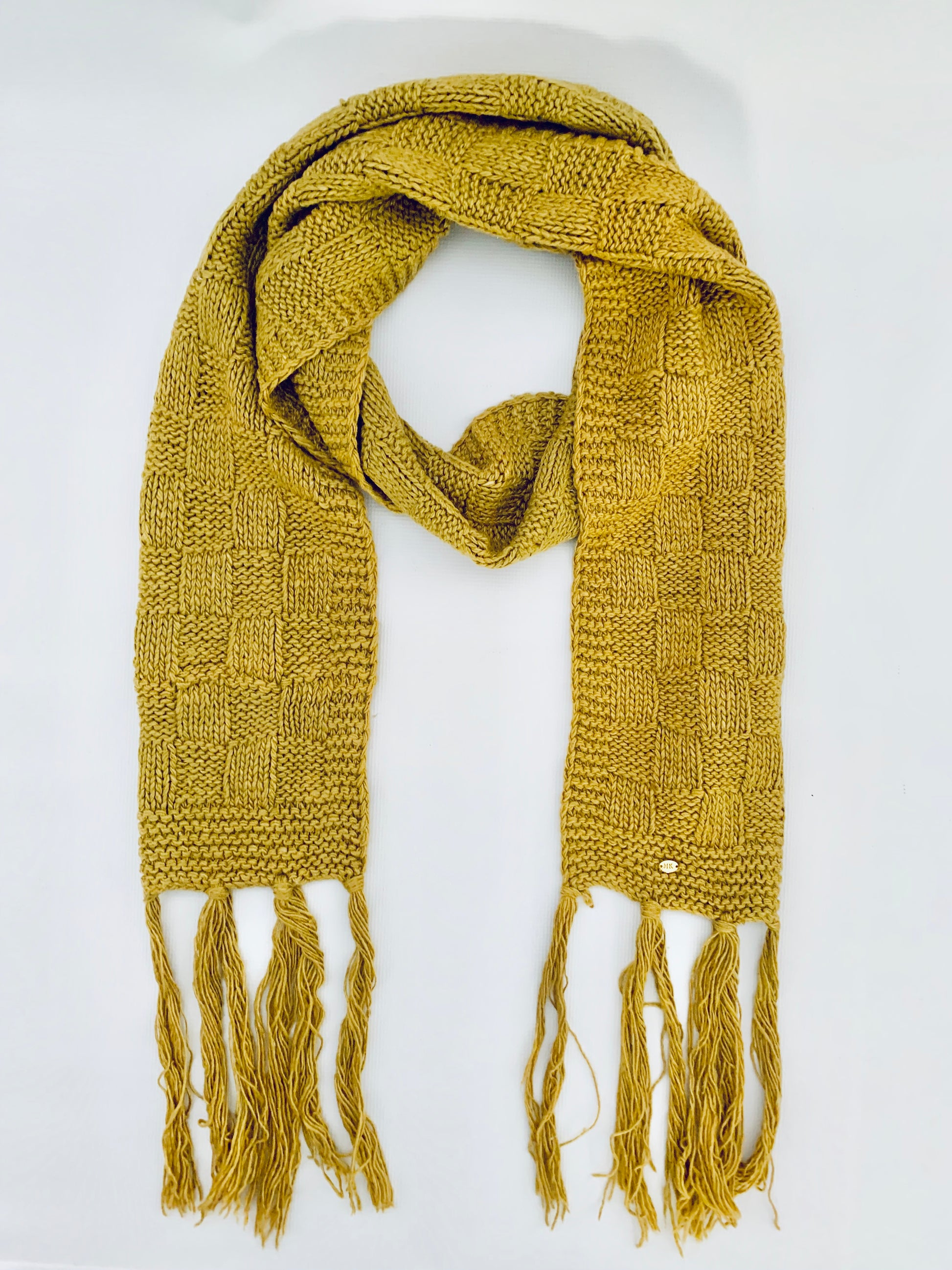 Handmade Personalised Initials Banana Fibre Scarf - Konmay London
