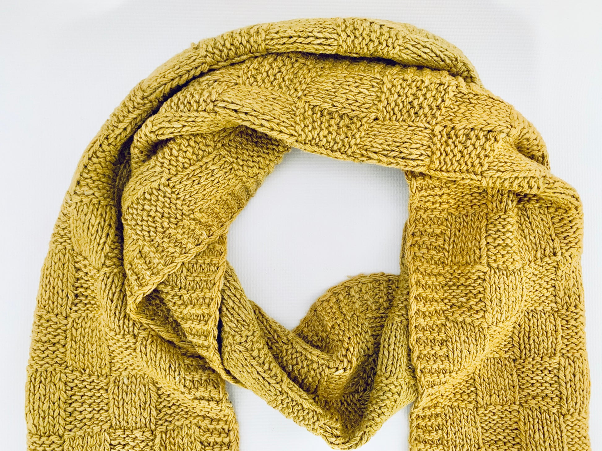 Handmade Personalised Initials Banana Fibre Scarf - Konmay London