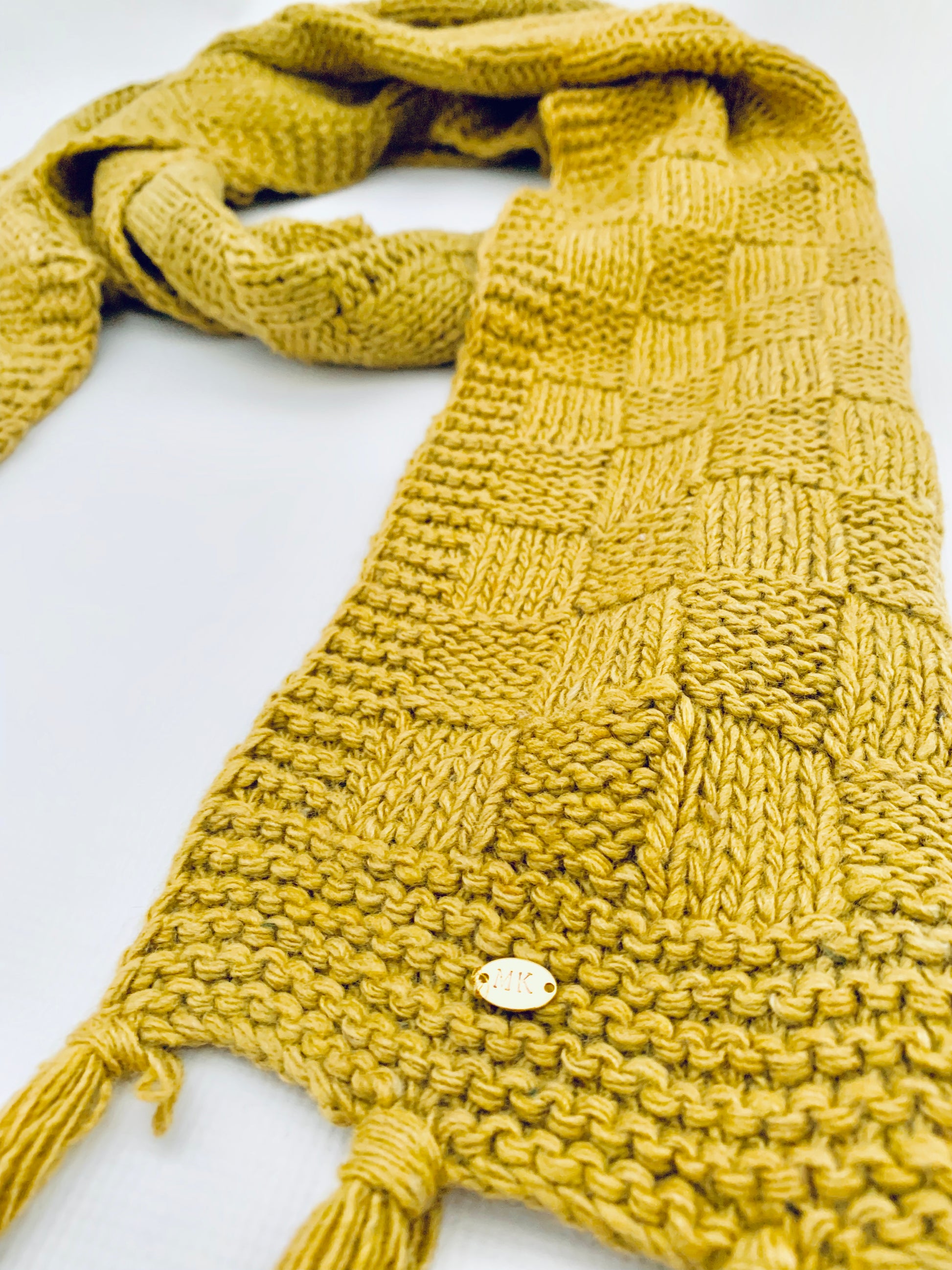 Handmade Personalised Initials Banana Fibre Scarf - Konmay London