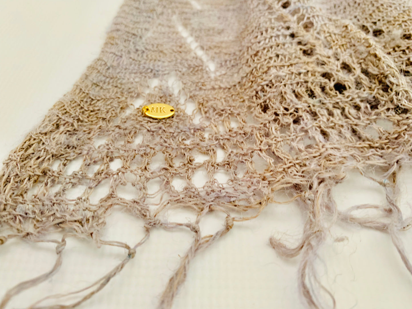 Handmade Personalised Initials Nettle Scarf - Konmay London