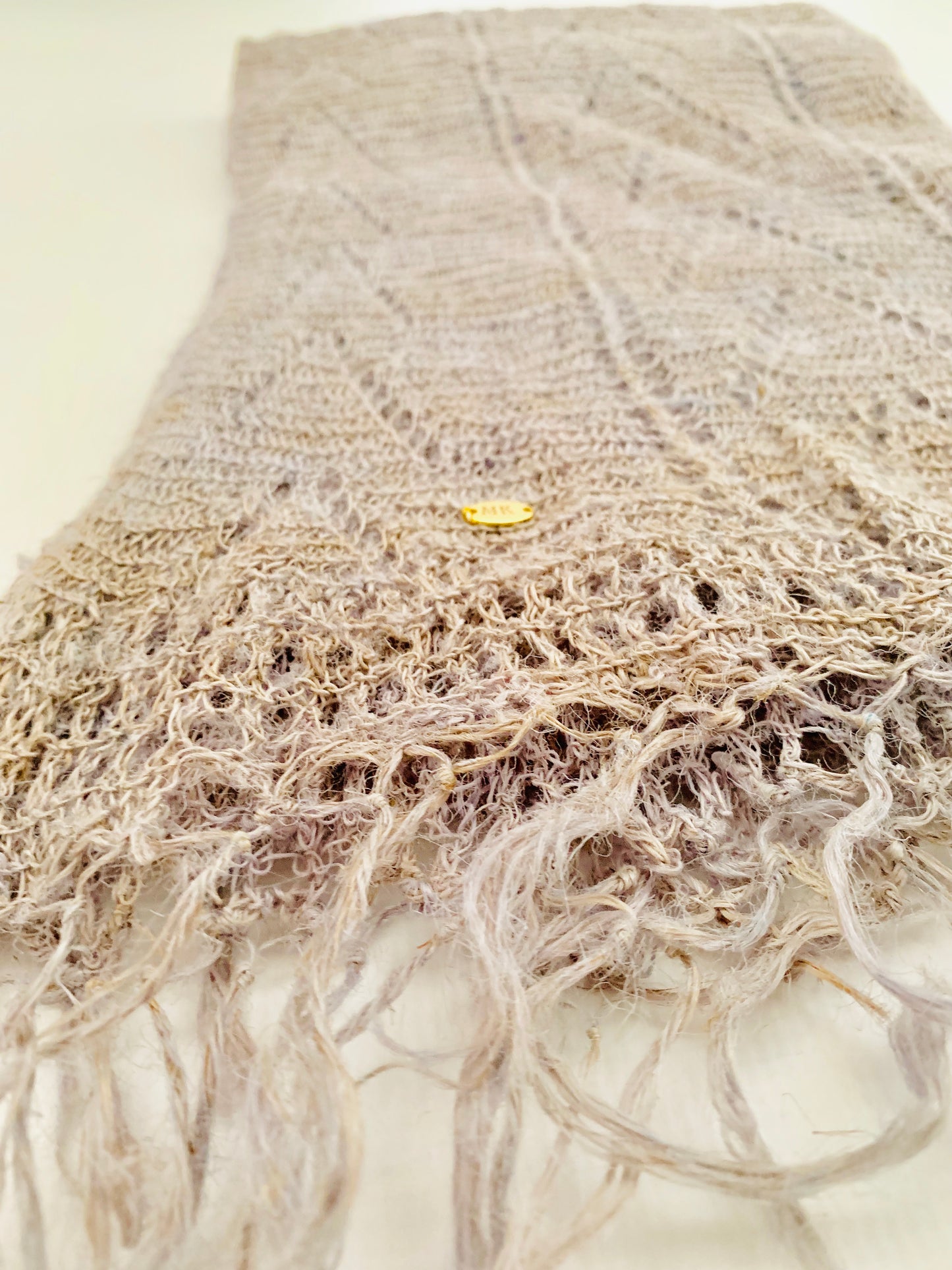 Handmade Personalised Initials Nettle Scarf - Konmay London