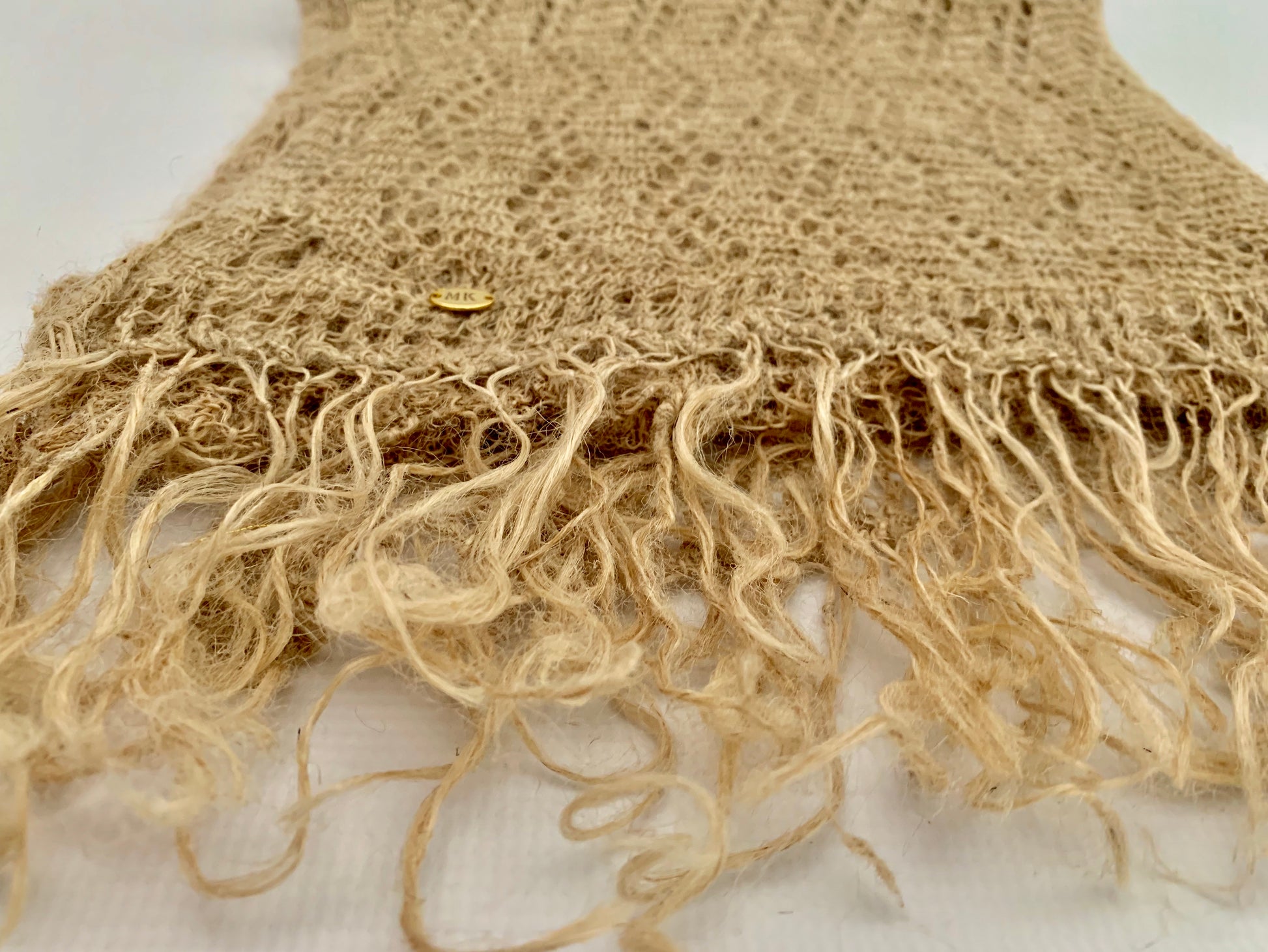 Handmade Personalised Initials Nettle Scarf - Konmay London