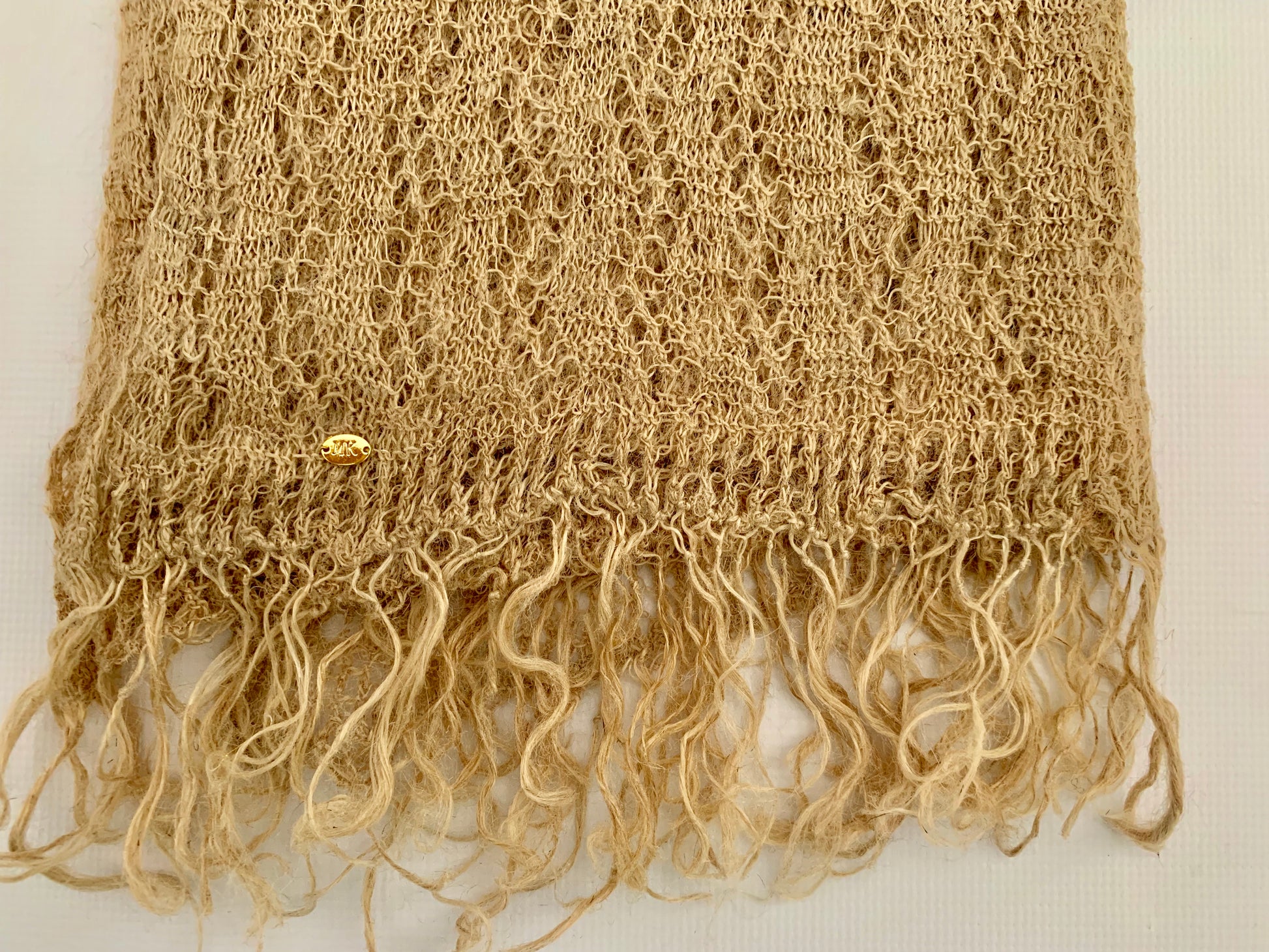 Handmade Personalised Initials Nettle Scarf - Konmay London