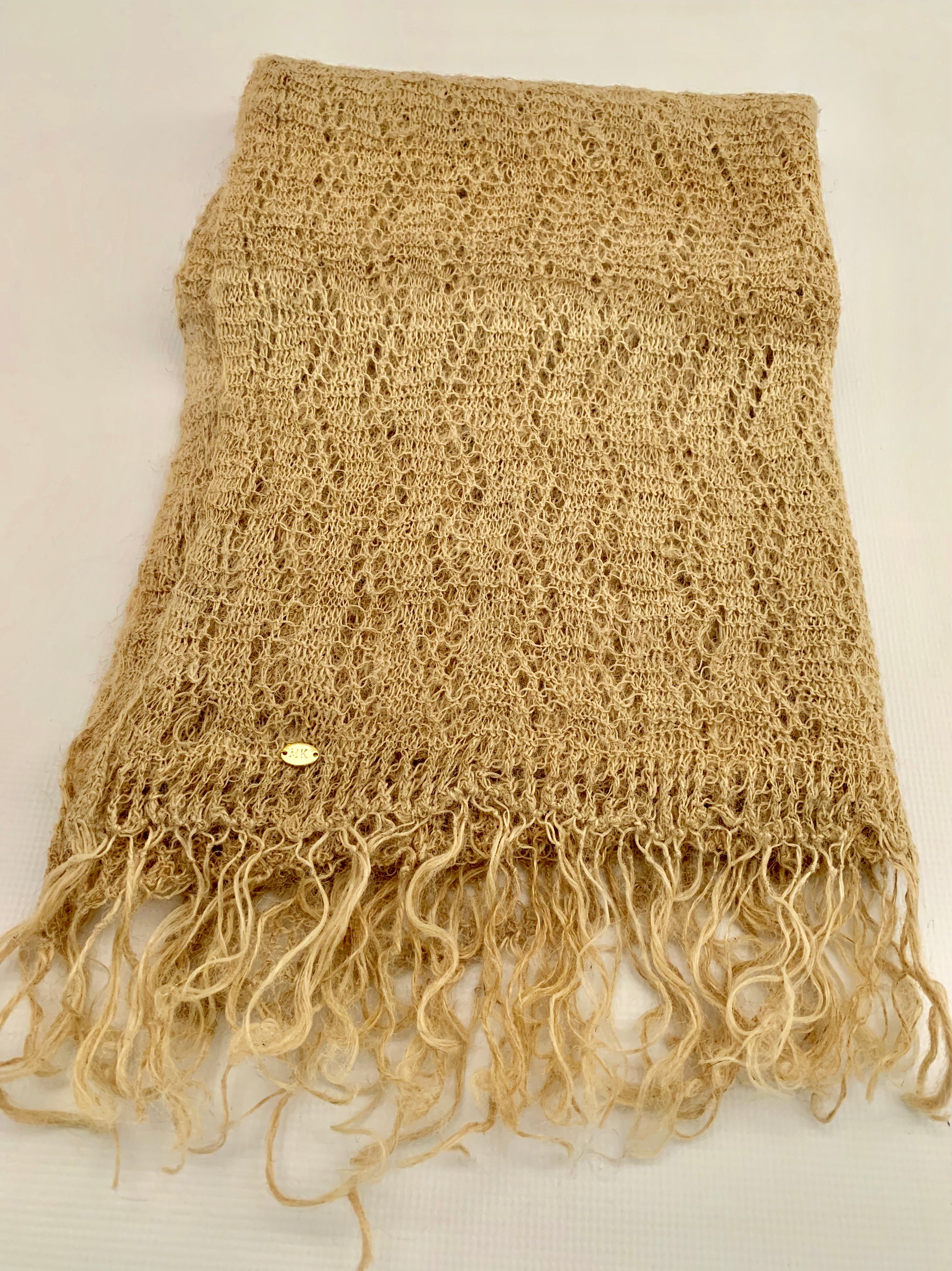 Handmade Personalised Initials Nettle Scarf - Konmay London