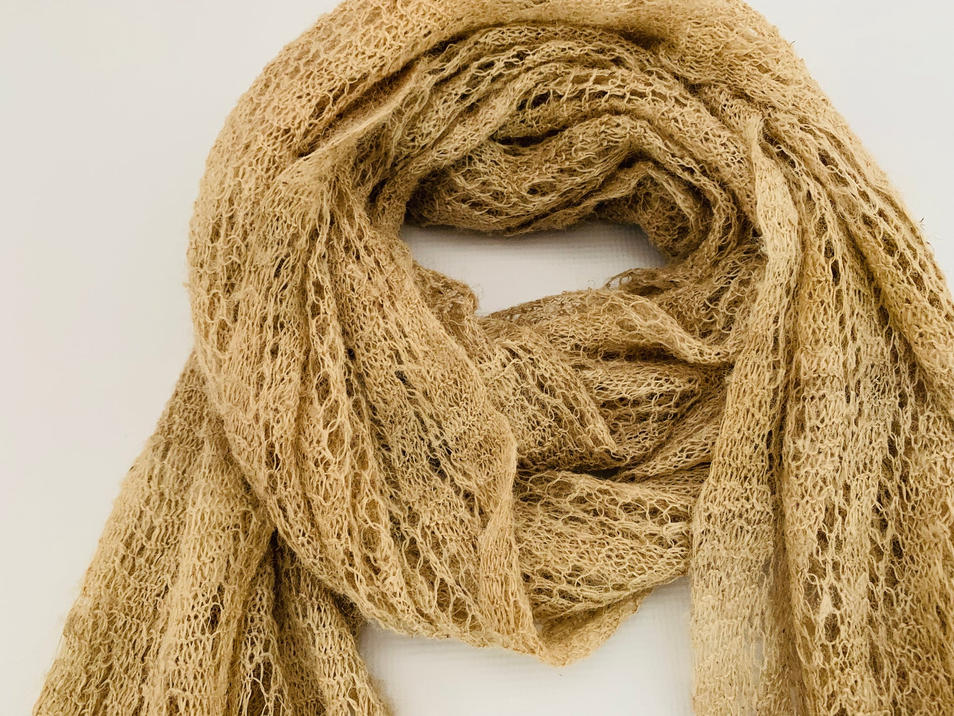 Handmade Personalised Initials Nettle Scarf - Konmay London