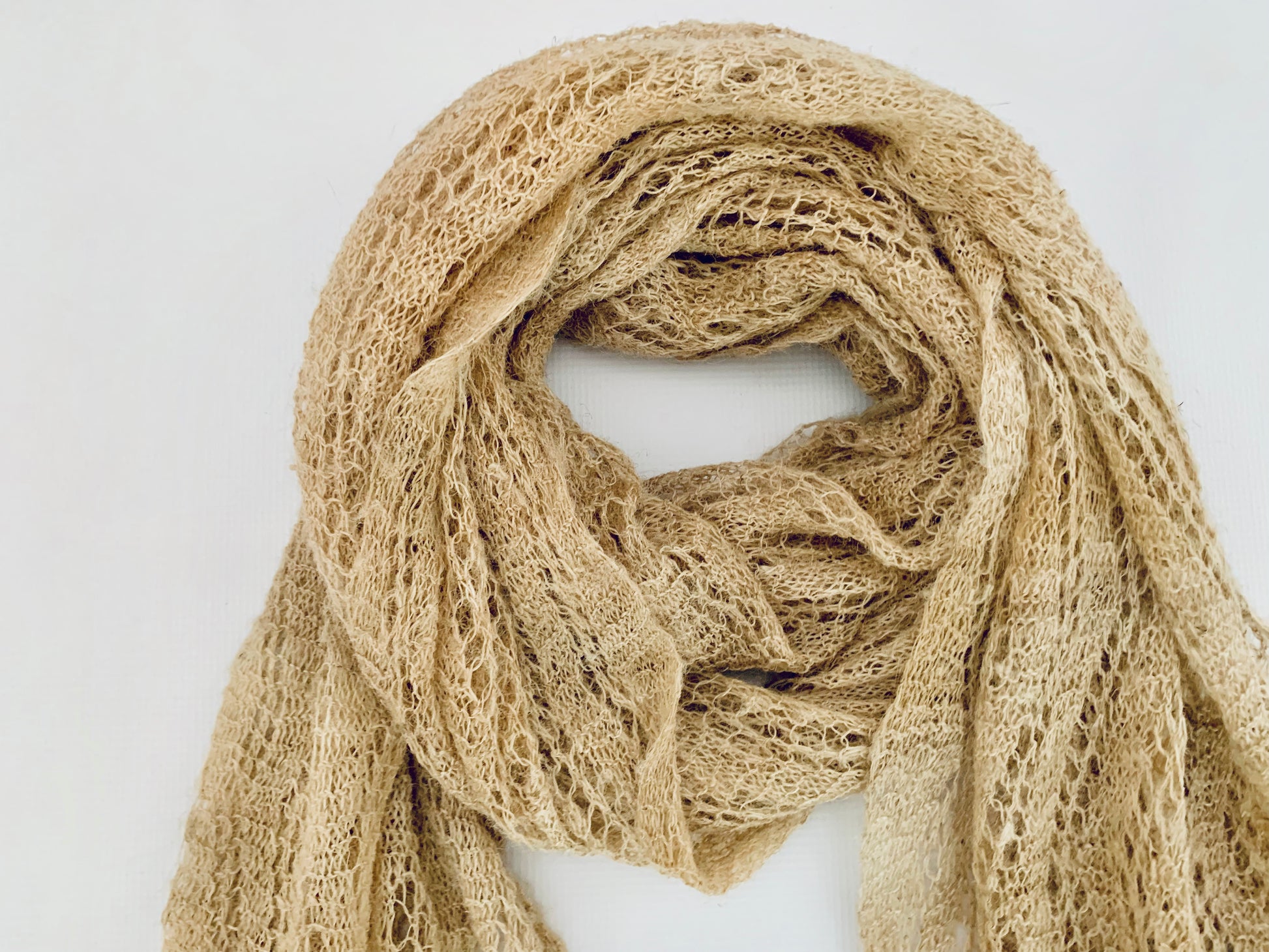 Handmade Personalised Initials Nettle Scarf - Konmay London