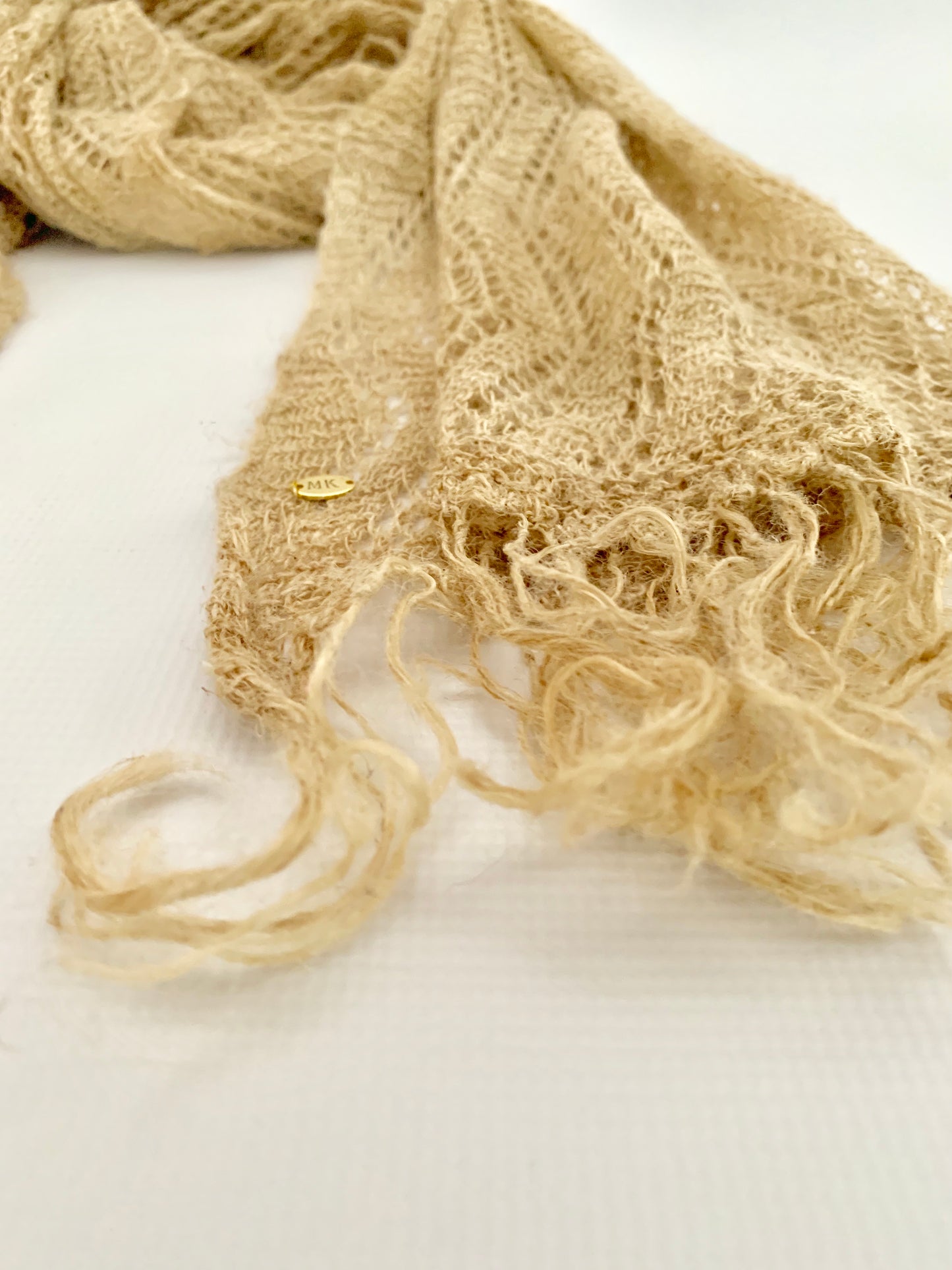 Handmade Personalised Initials Nettle Scarf - Konmay London