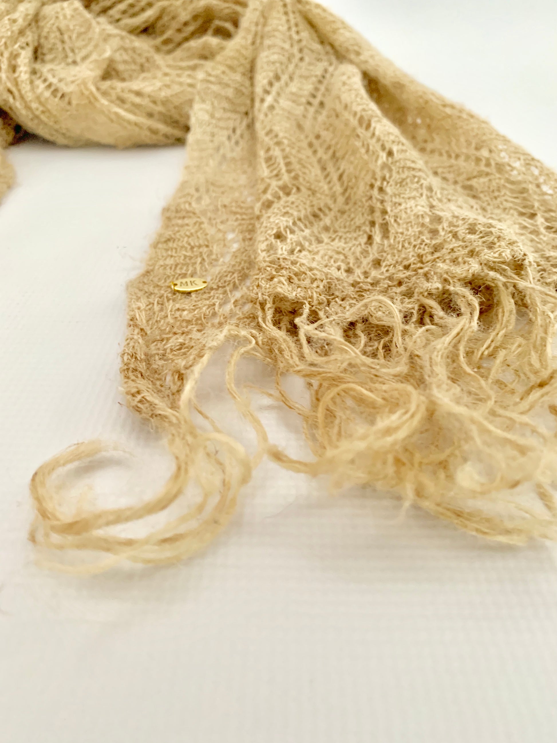 Handmade Personalised Initials Nettle Scarf - Konmay London