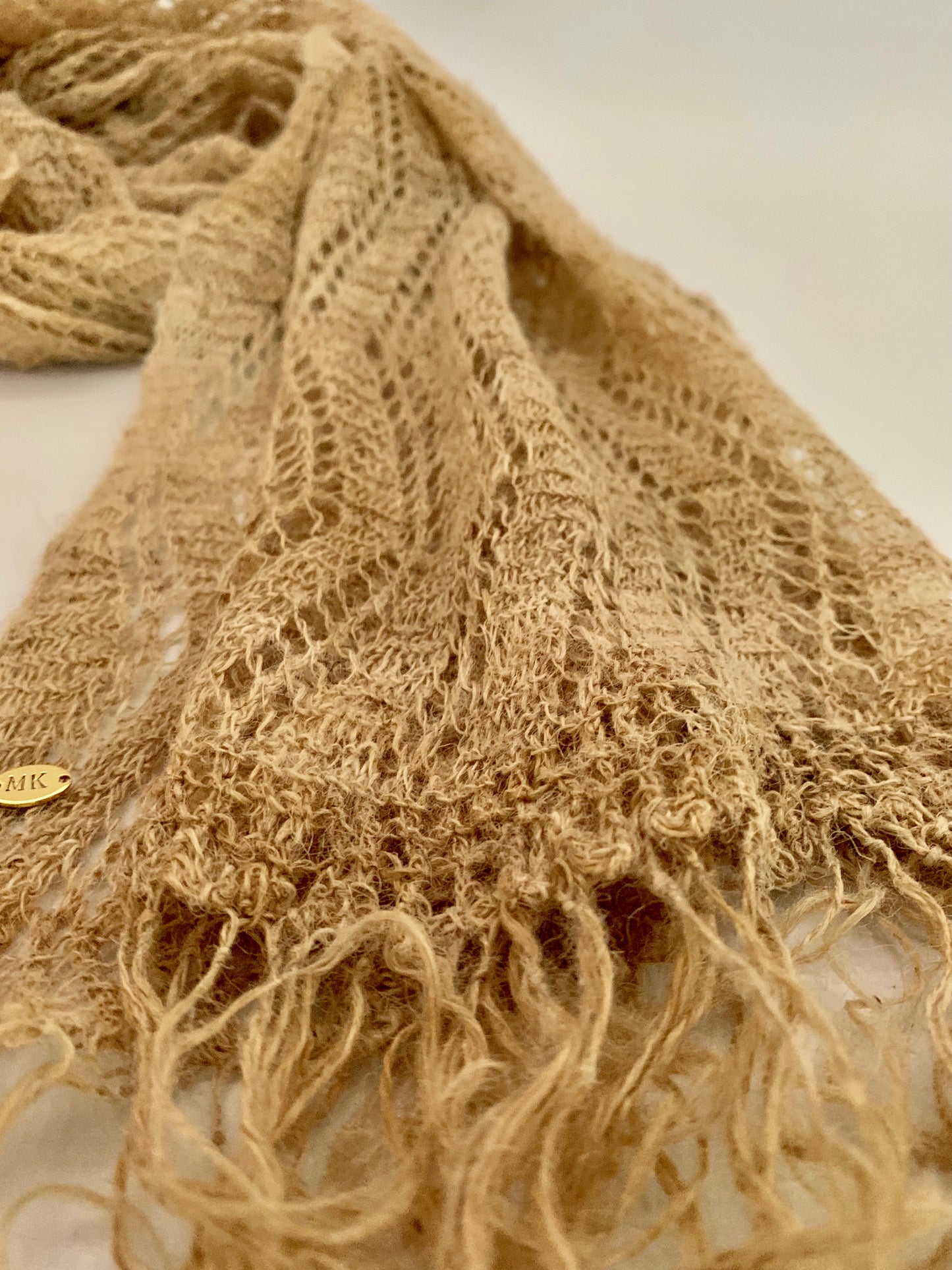 Handmade Personalised Initials Nettle Scarf - Konmay London