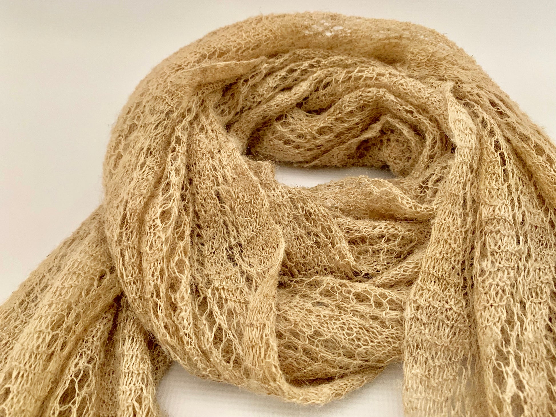 Handmade Personalised Initials Nettle Scarf - Konmay London