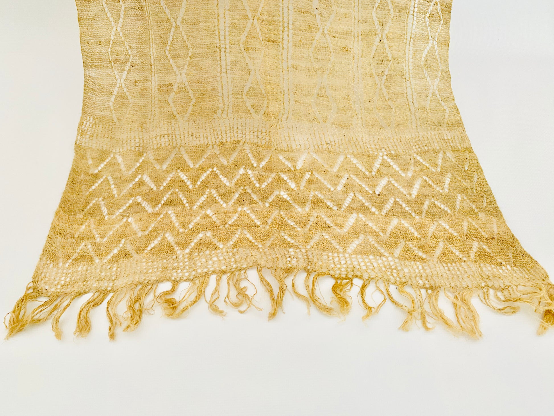 Handmade Personalised Initials Nettle Scarf - Konmay London