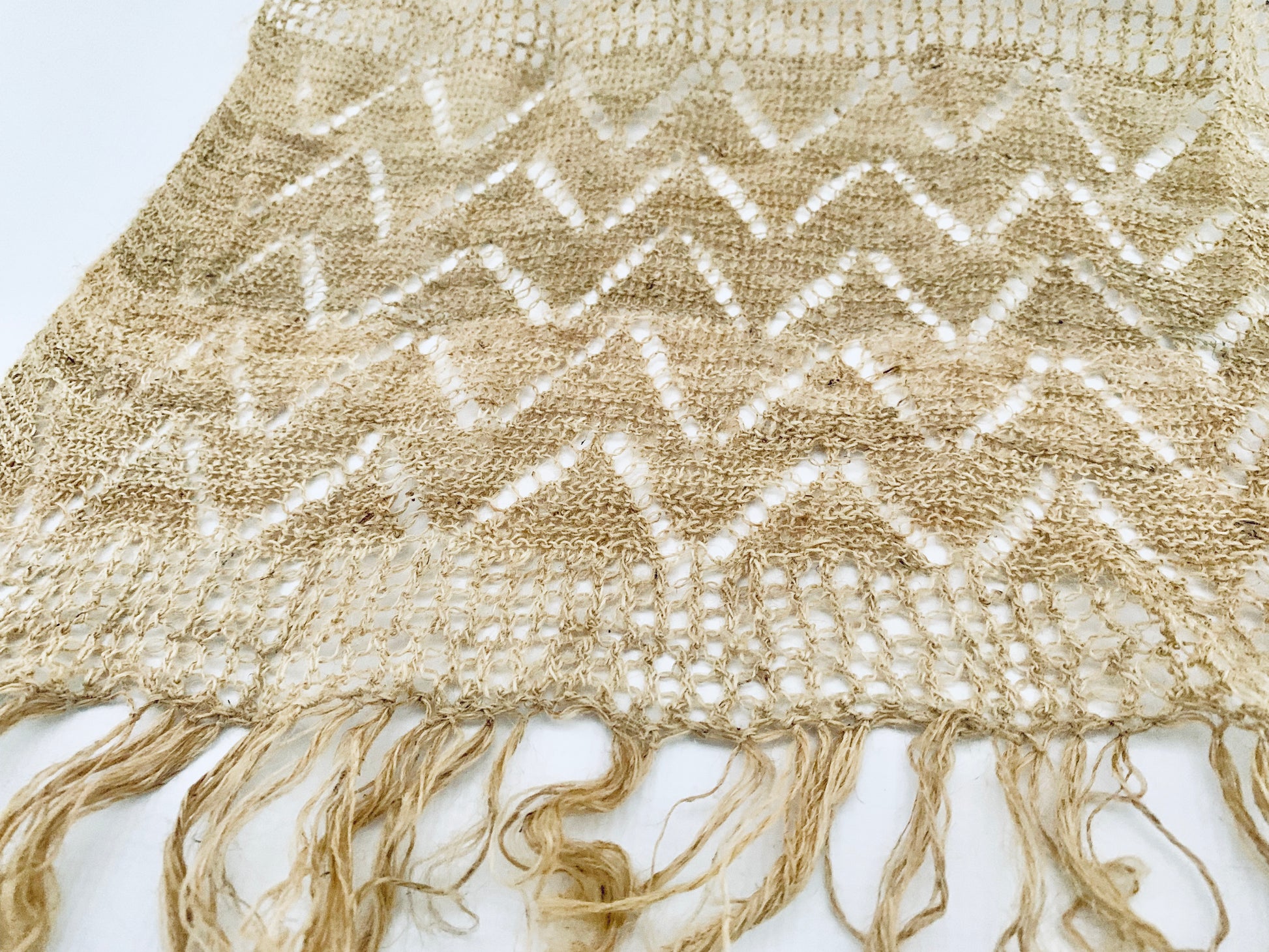 Handmade Personalised Initials Nettle Scarf - Konmay London