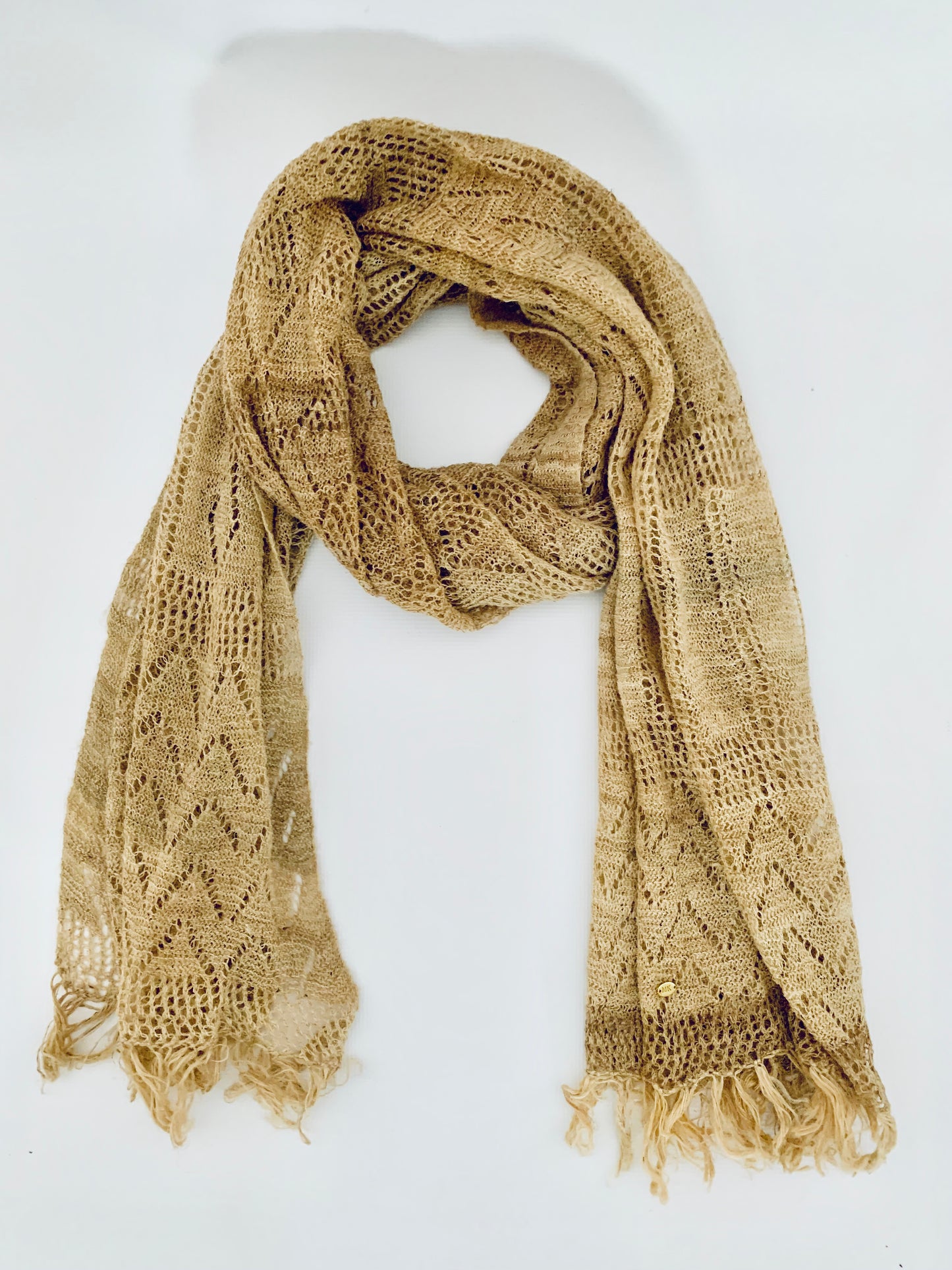 Handmade Personalised Initials Nettle Scarf - Konmay London