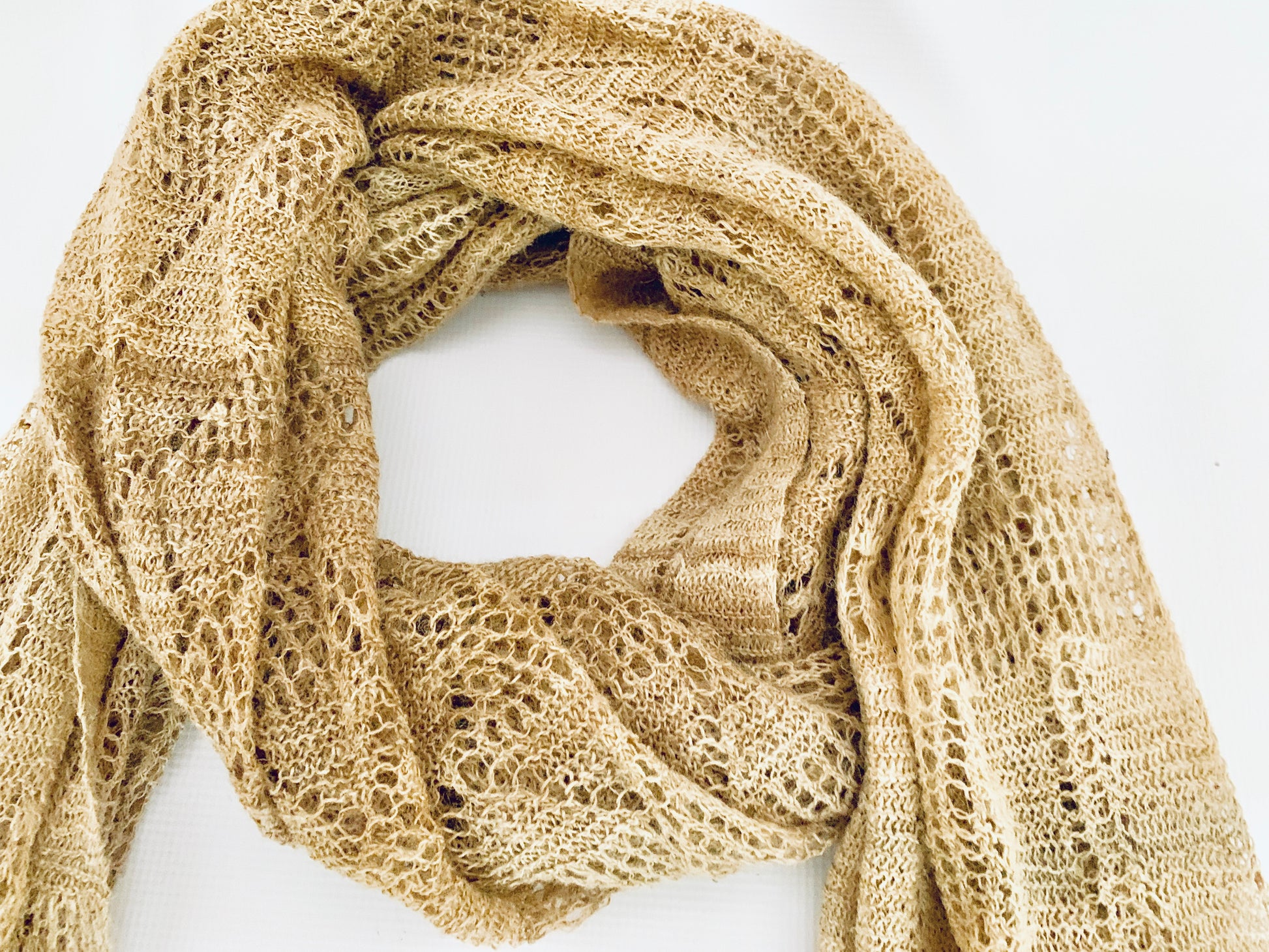 Handmade Personalised Initials Nettle Scarf - Konmay London