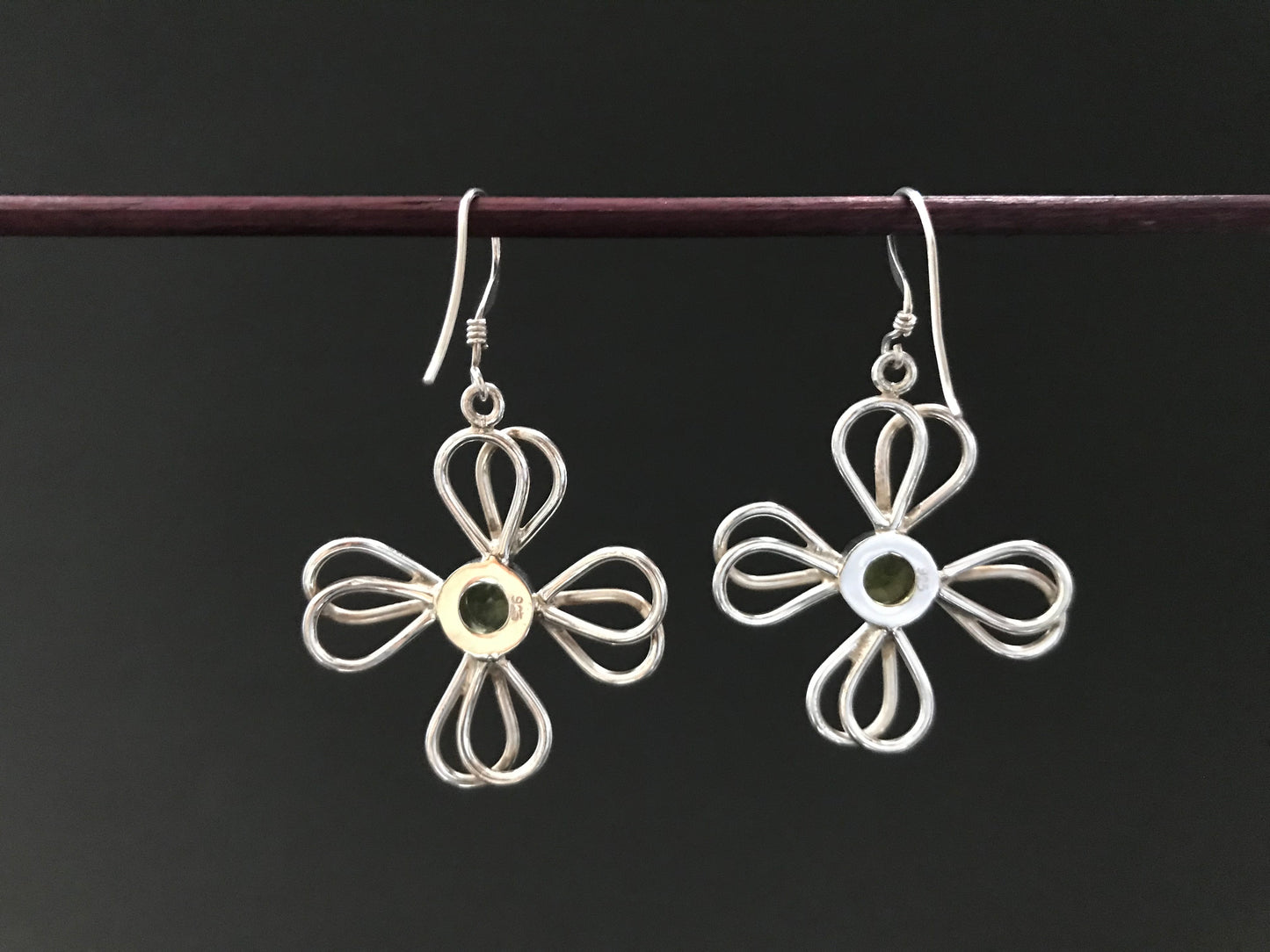 Handmade Tar Flower Earrings - Konmay London