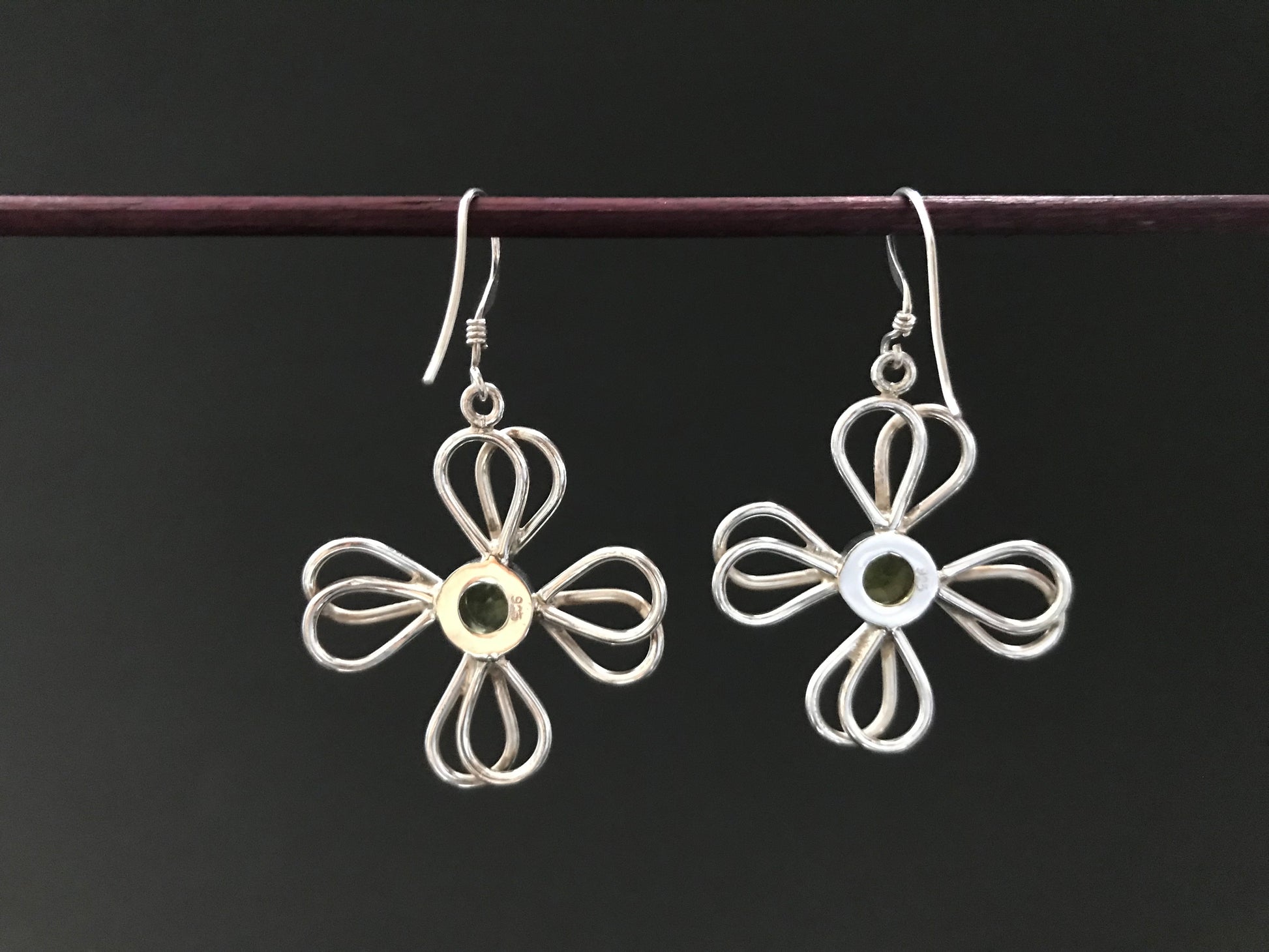 Handmade Tar Flower Earrings - Konmay London