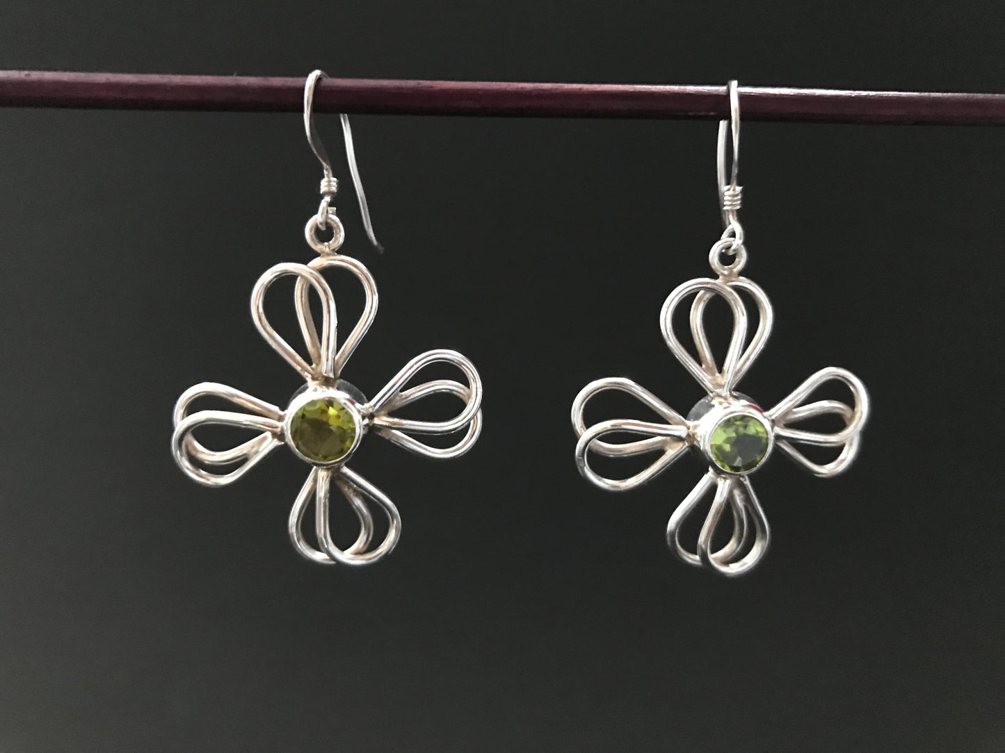 Handmade Tar Flower Earrings - Konmay London