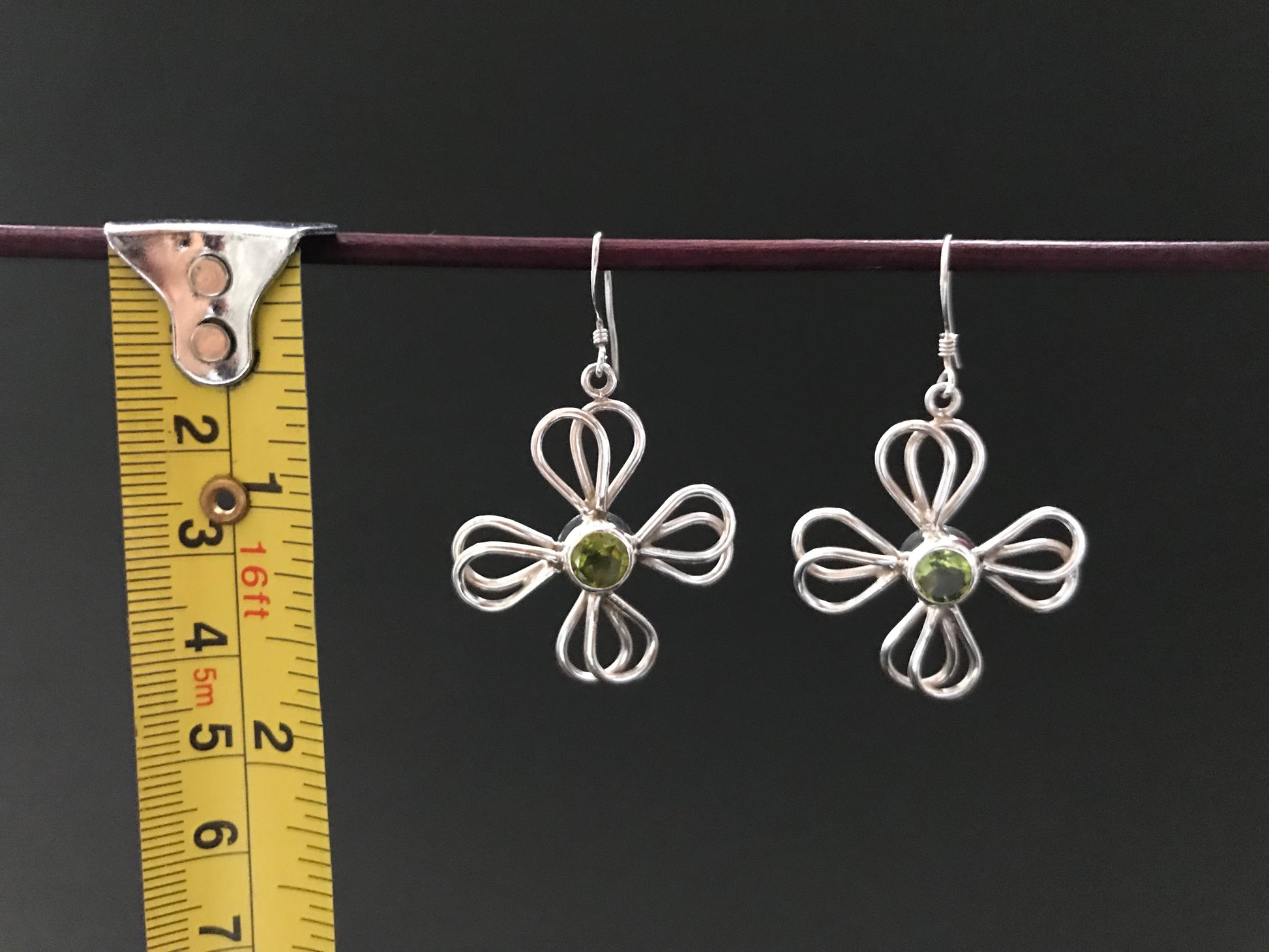 Handmade Tar Flower Earrings - Konmay London