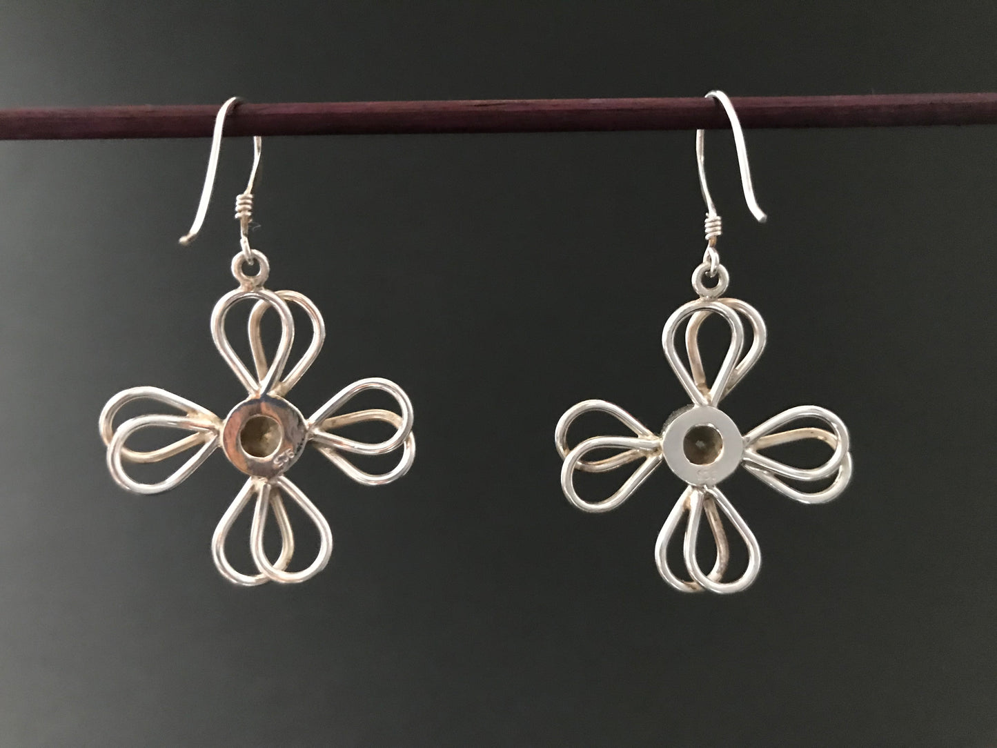 Handmade Tar Flower Earrings - Konmay London