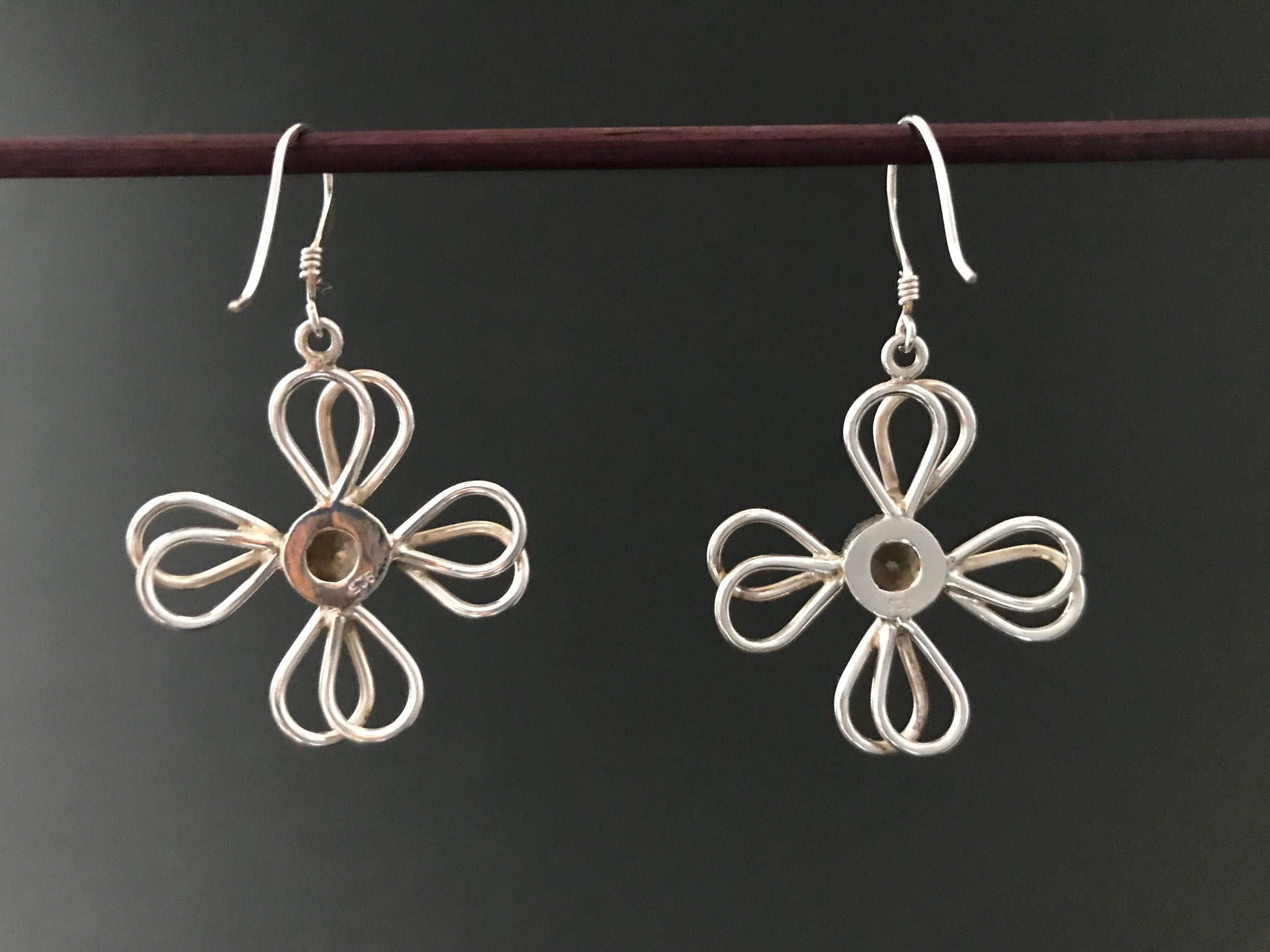 Handmade Tar Flower Earrings - Konmay London