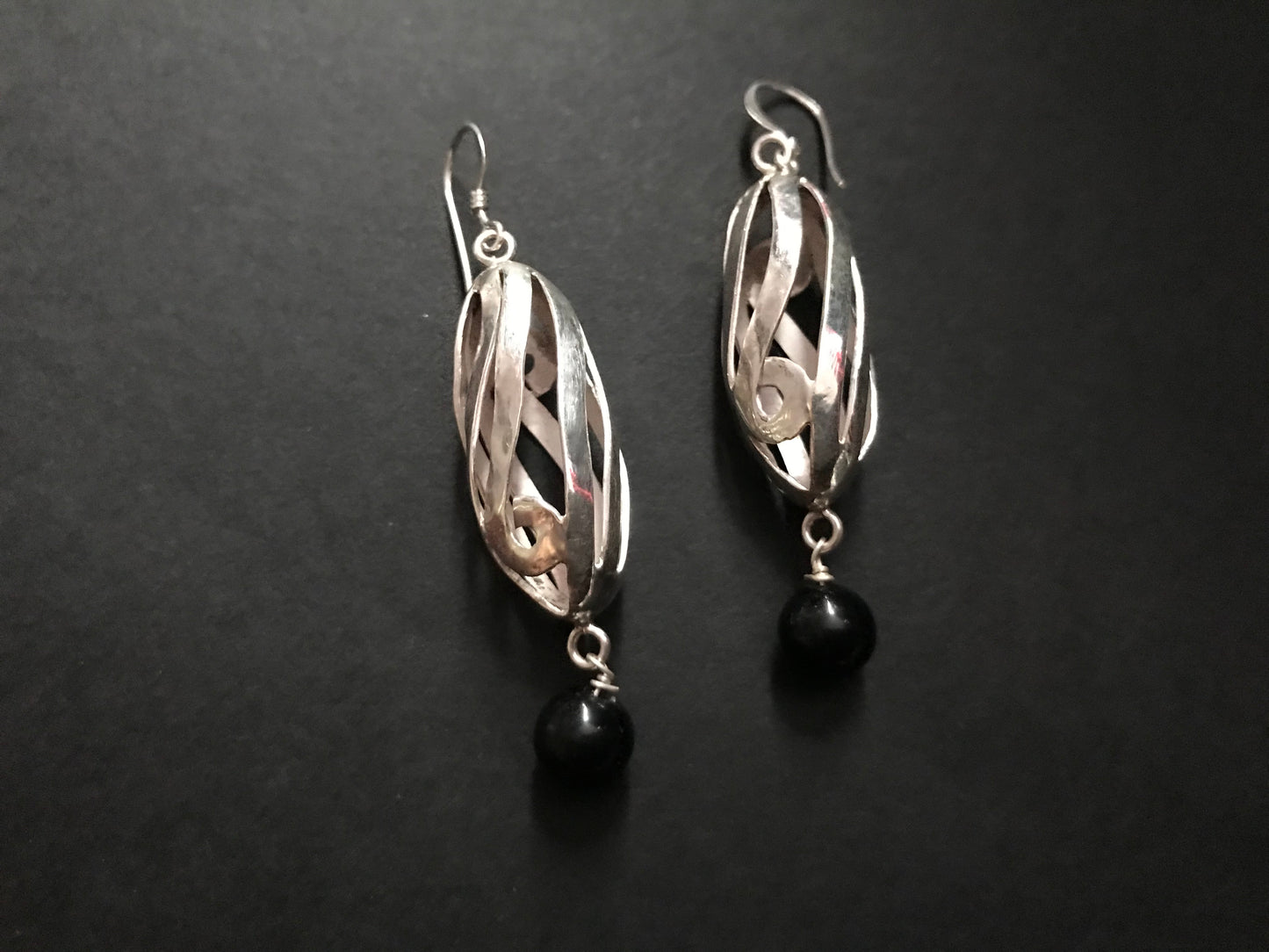 Handmade Spiral Hollow Tube Earrings - Konmay London