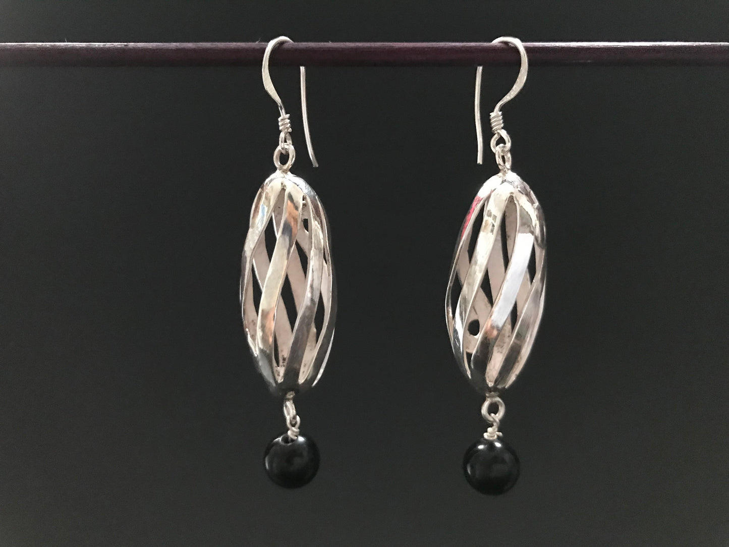 Handmade Spiral Hollow Tube Earrings - Konmay London