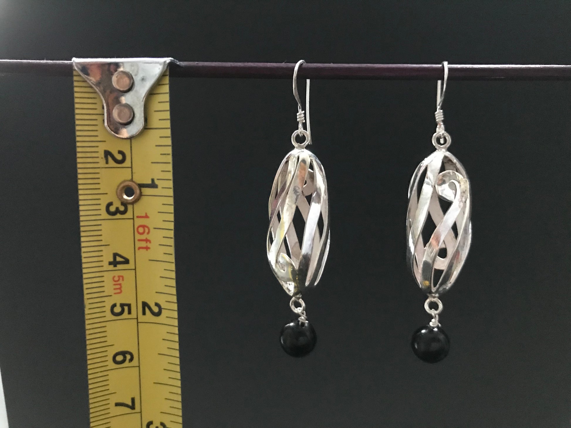 Handmade Spiral Hollow Tube Earrings - Konmay London