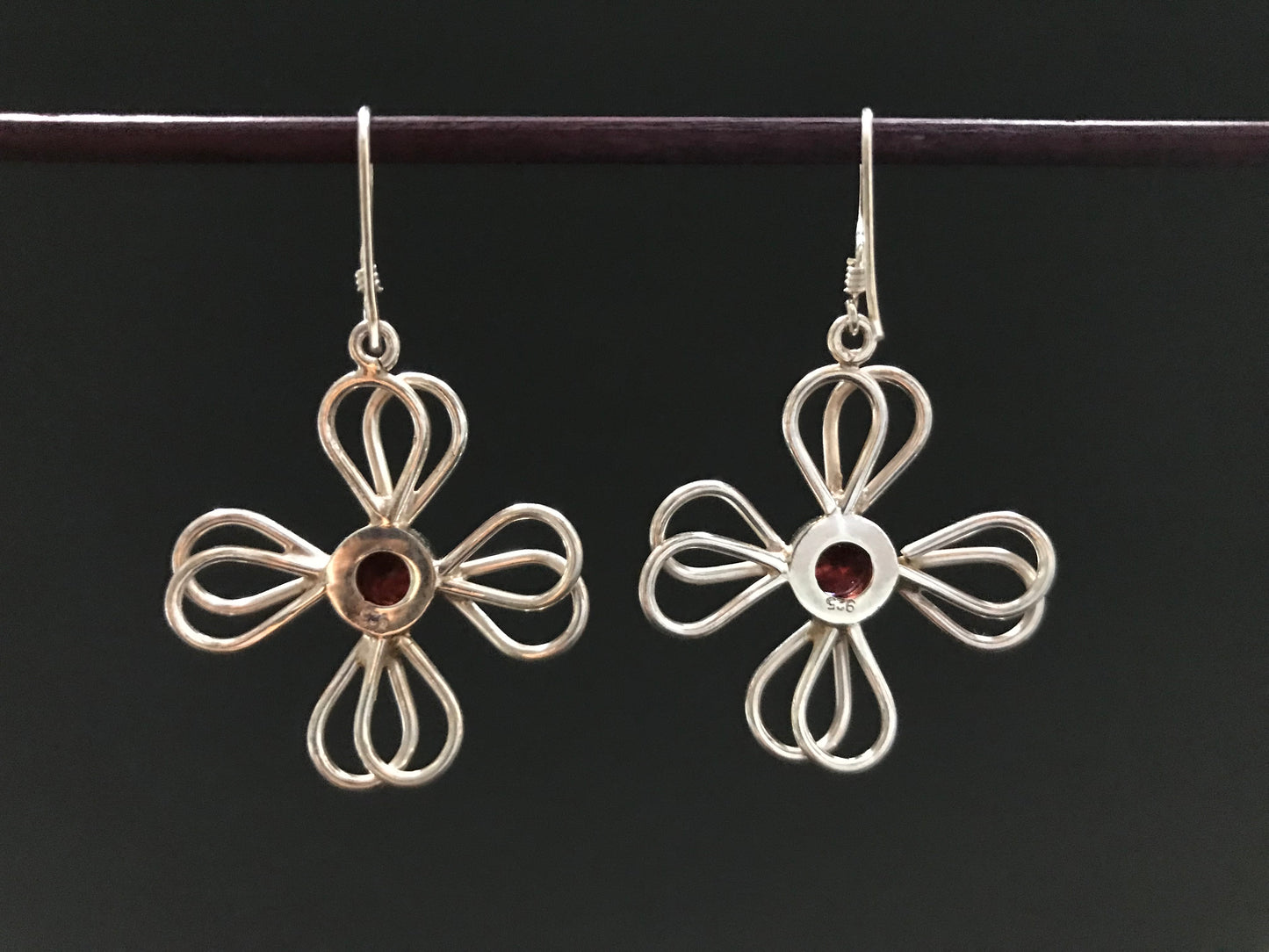 Handmade Tar Flower Earrings - Konmay London