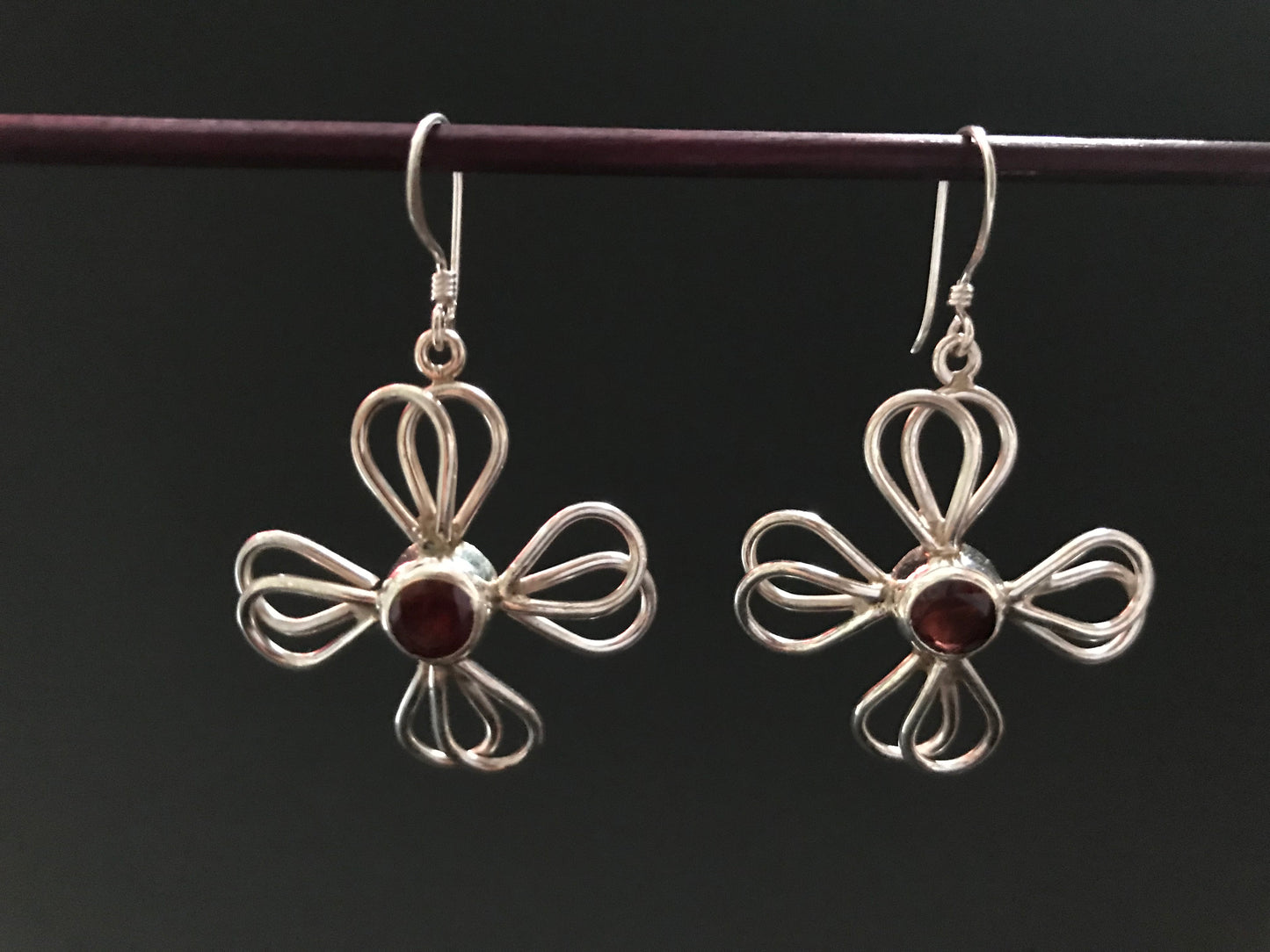 Handmade Tar Flower Earrings - Konmay London