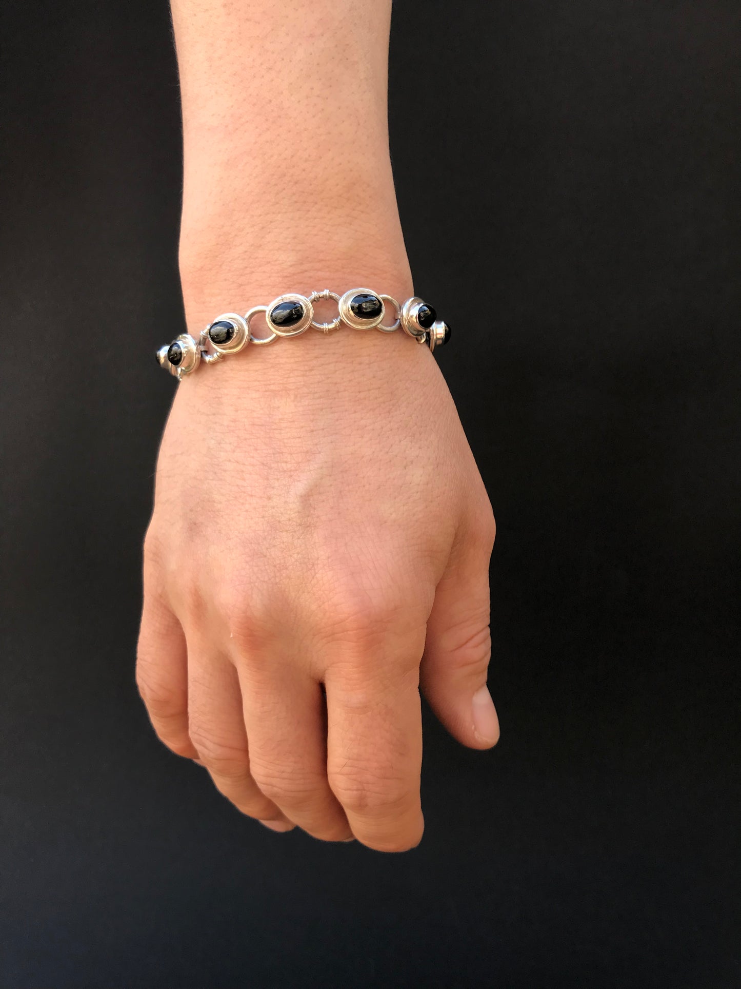Handmade Bamboo Designed Silver Bracelets - Konmay London