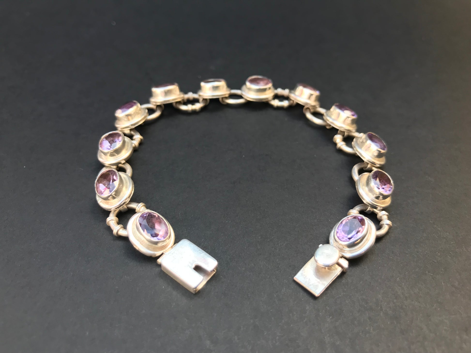 Handmade Bamboo Designed Silver Bracelets - Konmay London