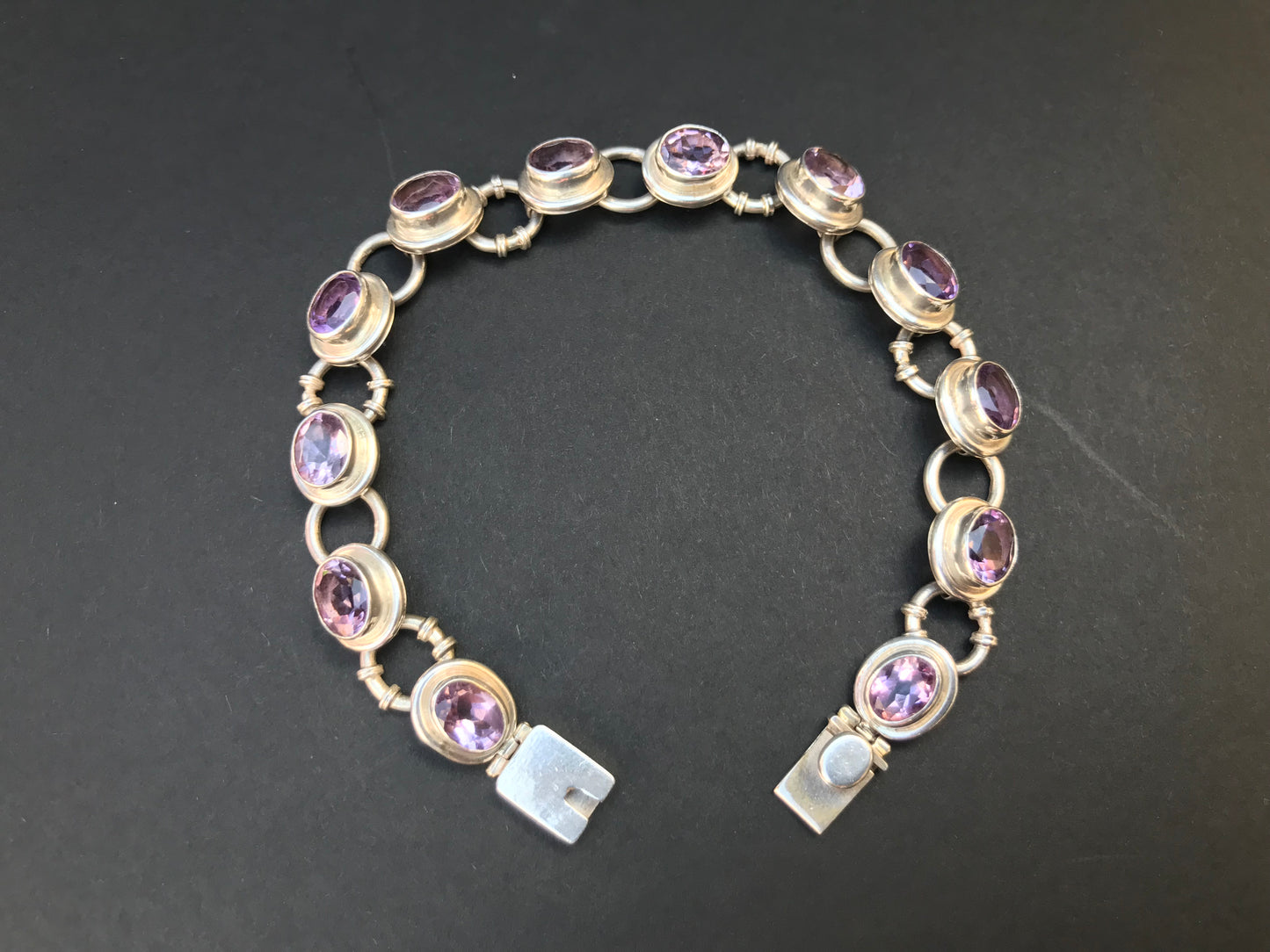Handmade Bamboo Designed Silver Bracelets - Konmay London