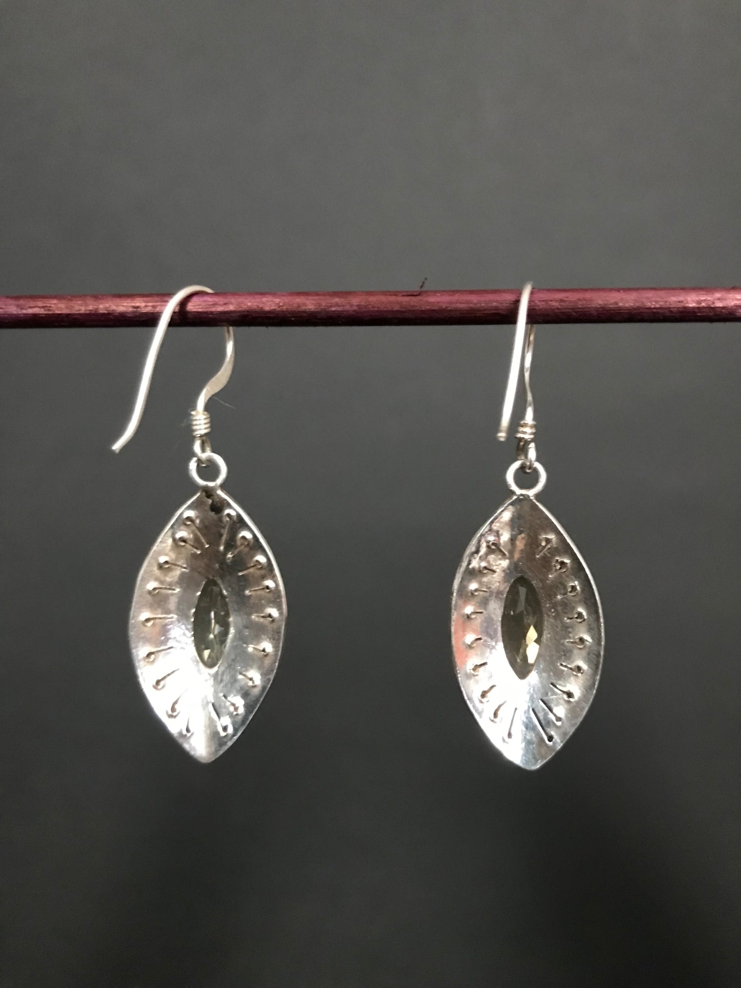 Handmade Eye Designed Silver Earrings - Konmay London