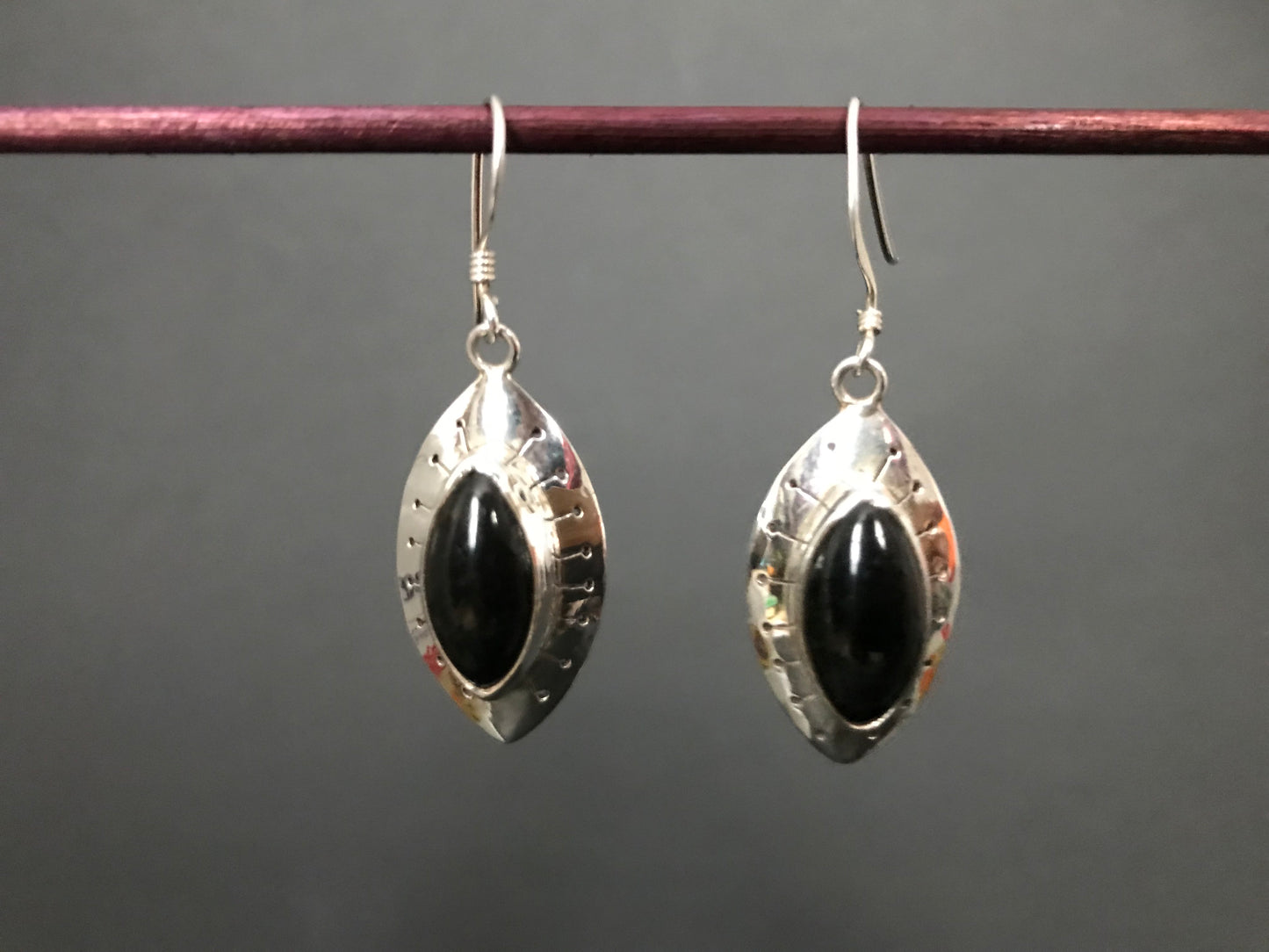 Handmade Eye Designed Silver Earrings - Konmay London